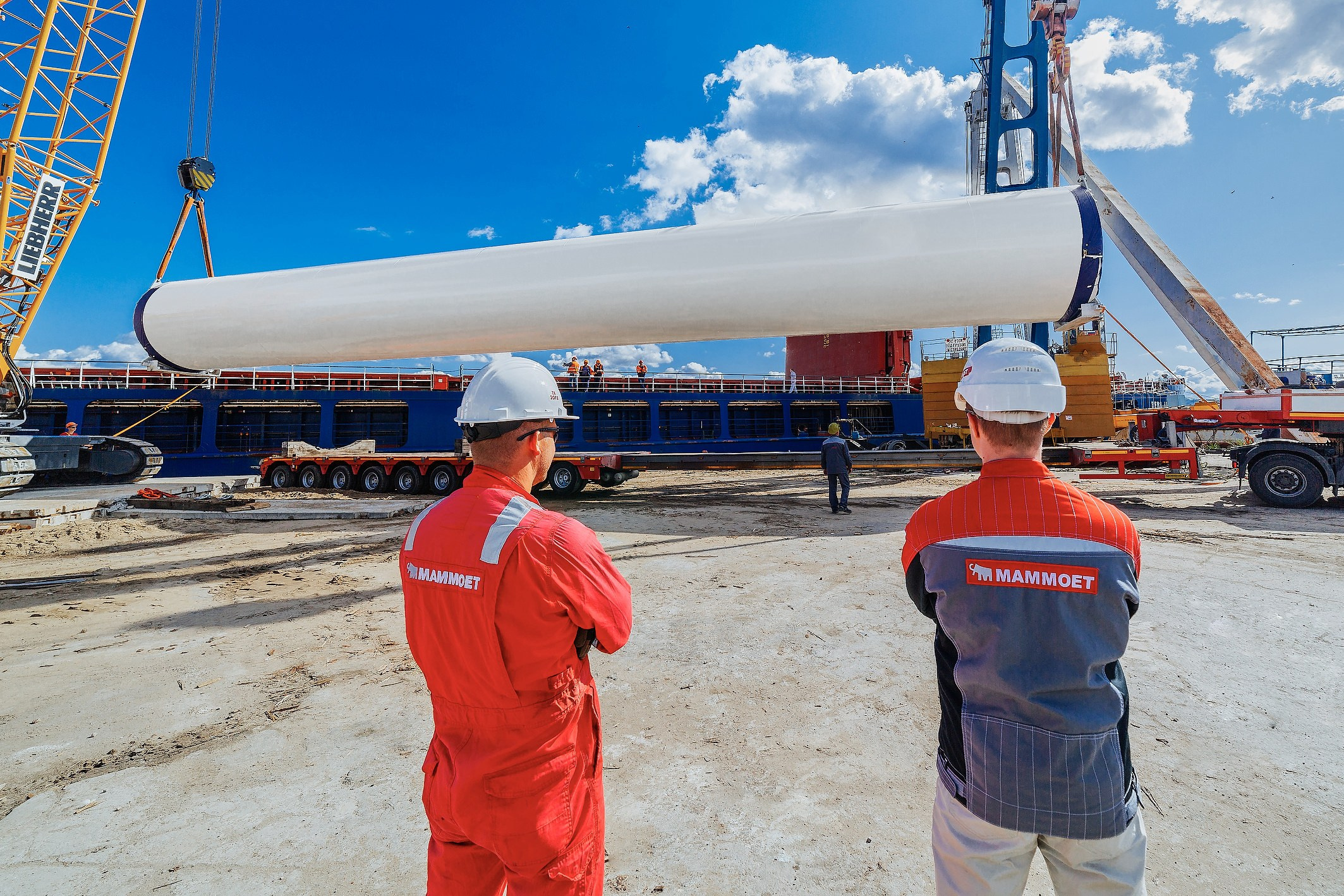 MAMMOET транспортировка ветрогенераторов VESTAS в Казахстан. Фотограф на мероприятие, свадьбу в Тольятти, Самара | Демотченко Андрей