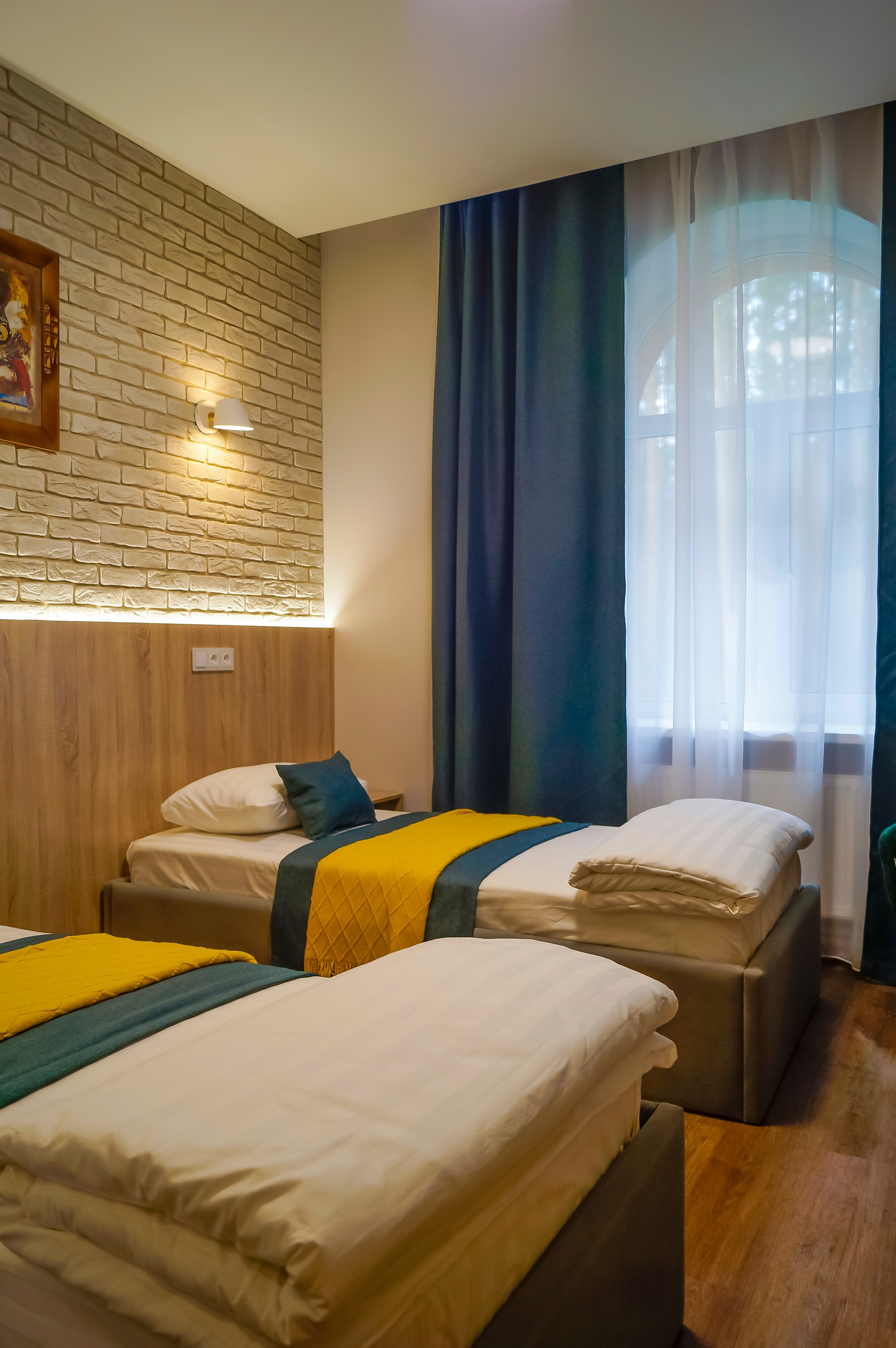 Отель Лесная поляна номер «Стандарт-2». Интерьерный и портретный фотограф в Екатеринбурге Андрей Калинин