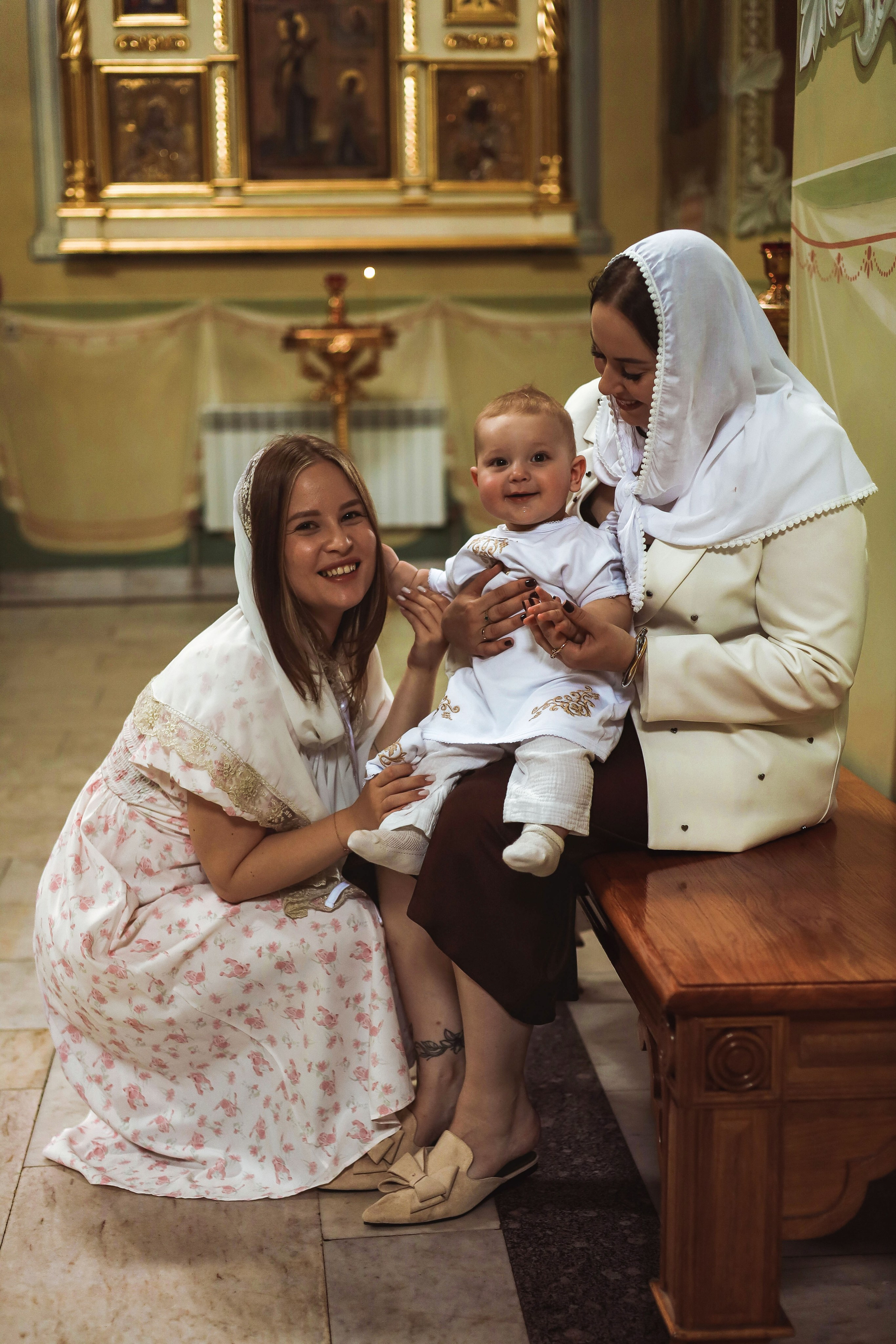 Таинство крещения. Фотограф новорожденных Саратов