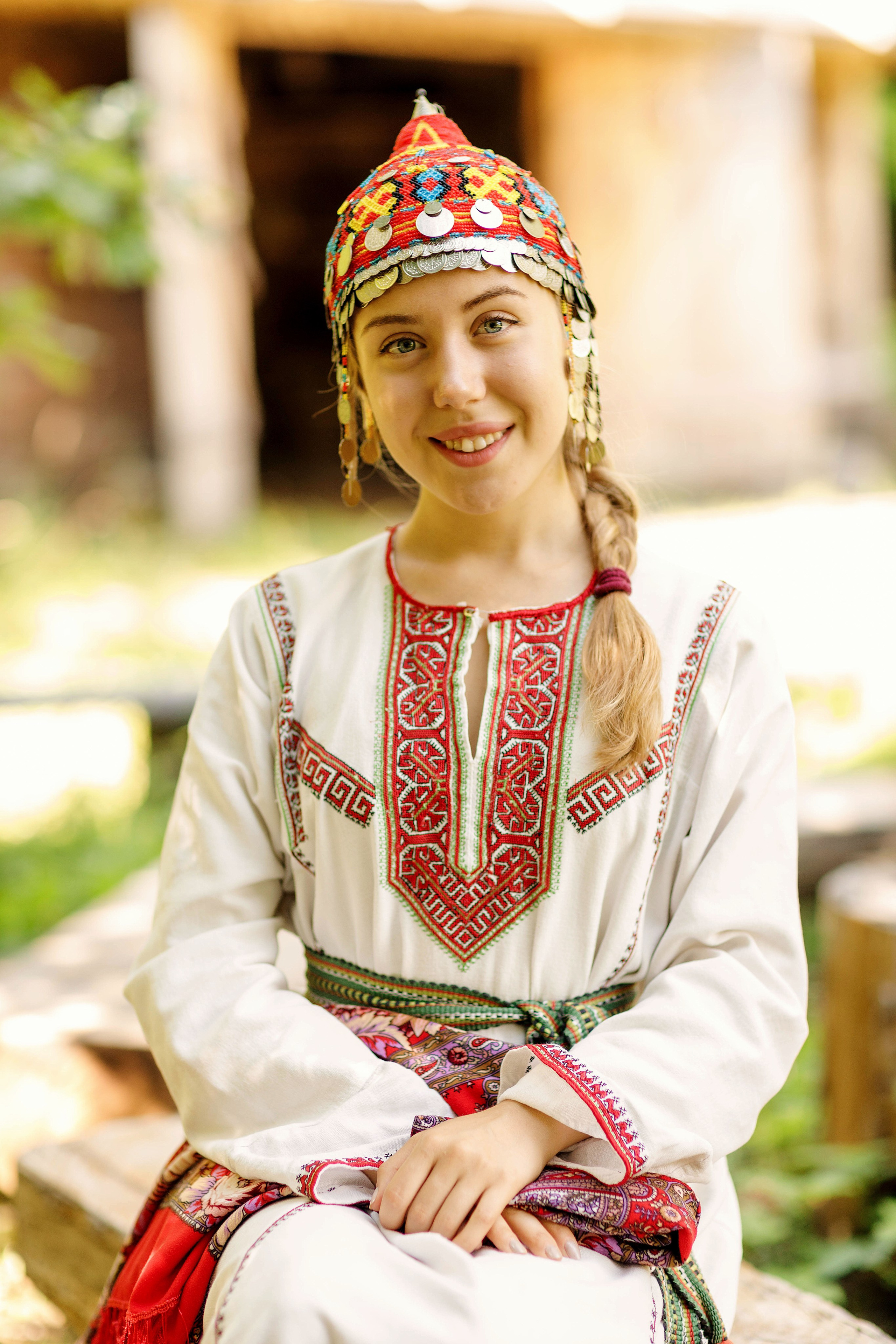 Фотосессия с Аней в этнокомплексе Ясна. Портретный и репортажный фотограф в Чебоксарах Андриян Чаркин