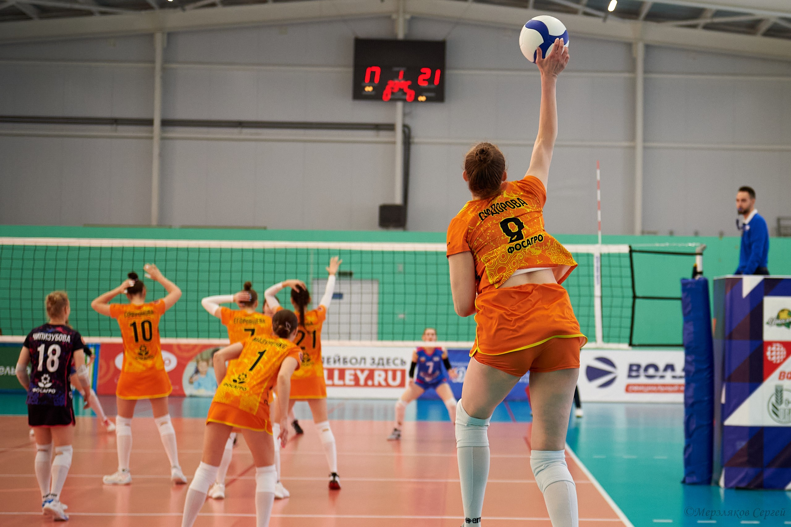 Волейбол Чемпионат России высшая лига «Б» Северянка-2 — Красные Крылья. Спортивный репортажный фотограф в Ижевске Сергей Мерзляков