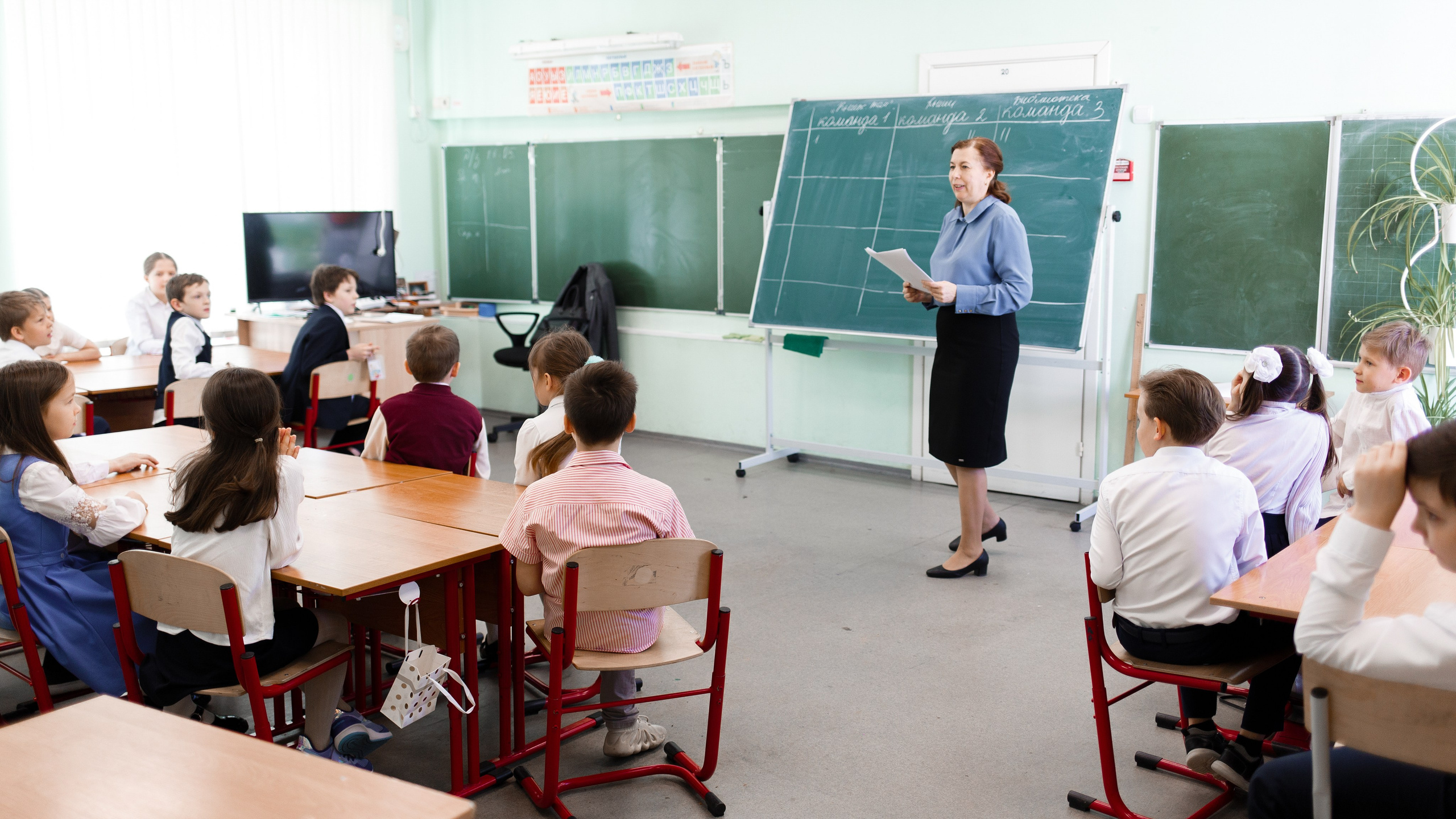 Школьная фотосъемка 3-го класса. Репортажный фотограф Борис Геер