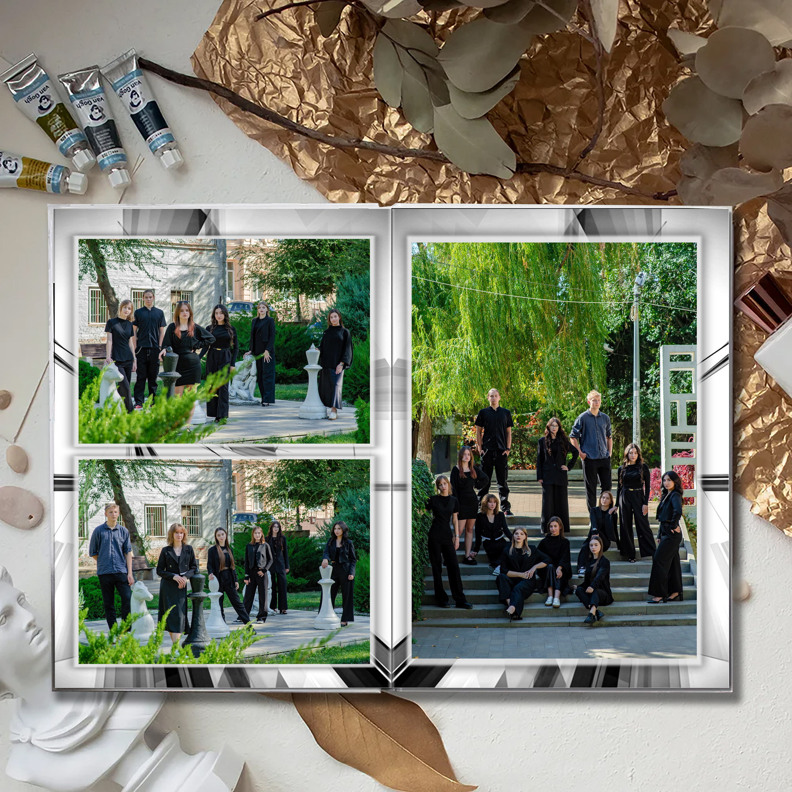 Выпускной альбом для выпускников школы (Дизайн № 212). Современные Выпускные Альбомы в Ростове-на-Дону