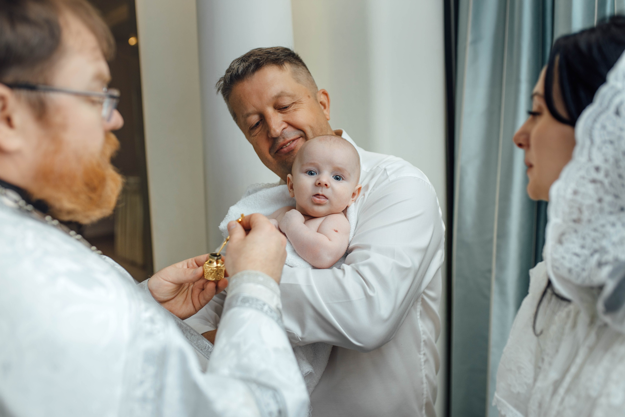 Крещение Михаила, храм Святой Троицы, июнь 2025