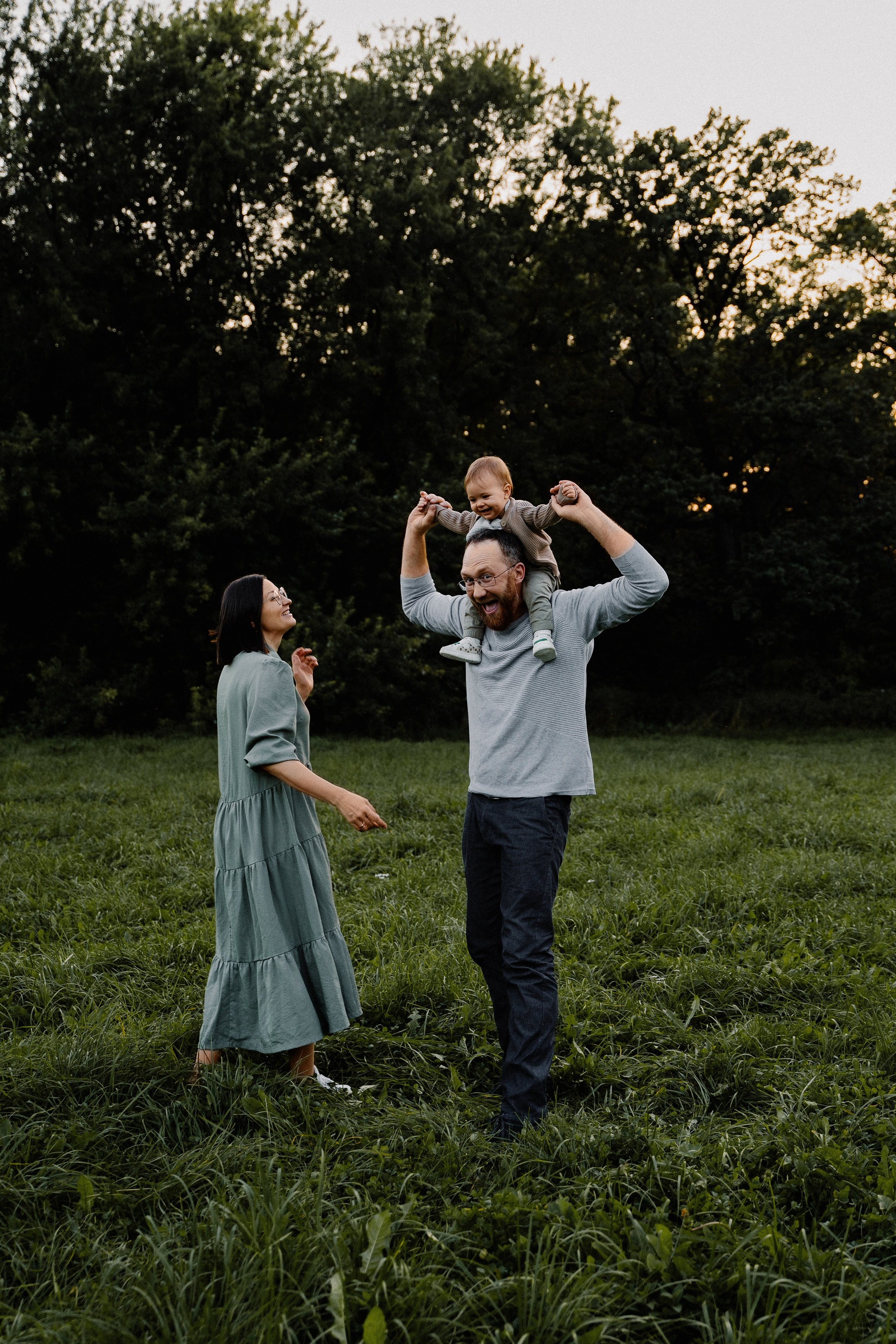 Втроем. Семейный фотограф в Москве Надя Бугаева