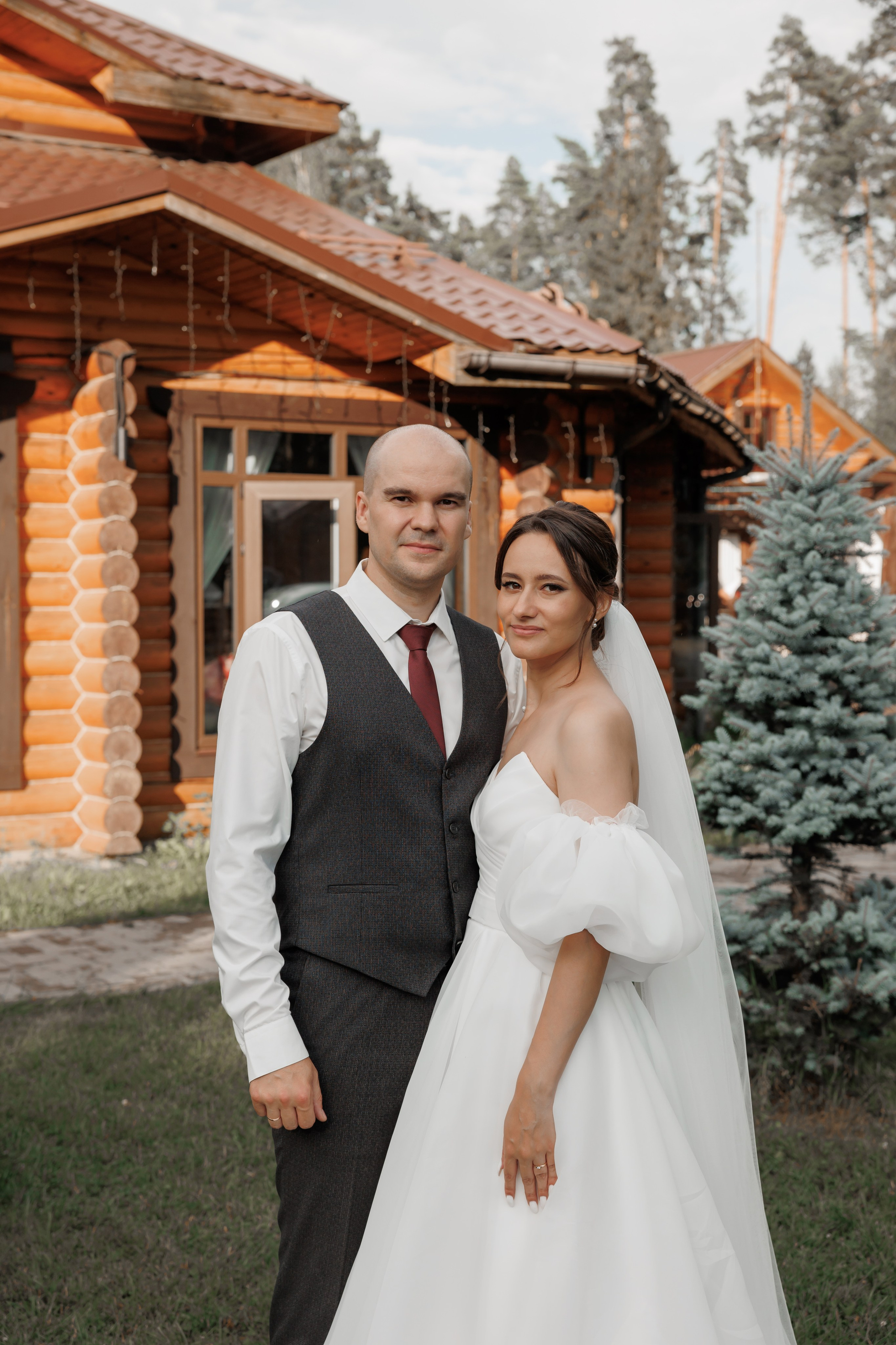 Полина и Дмитрий, загородный клуб «Барин», ЗАГС в г. Пушкино. Свадебный и репортажный фотограф (Москва, Королев и другие)