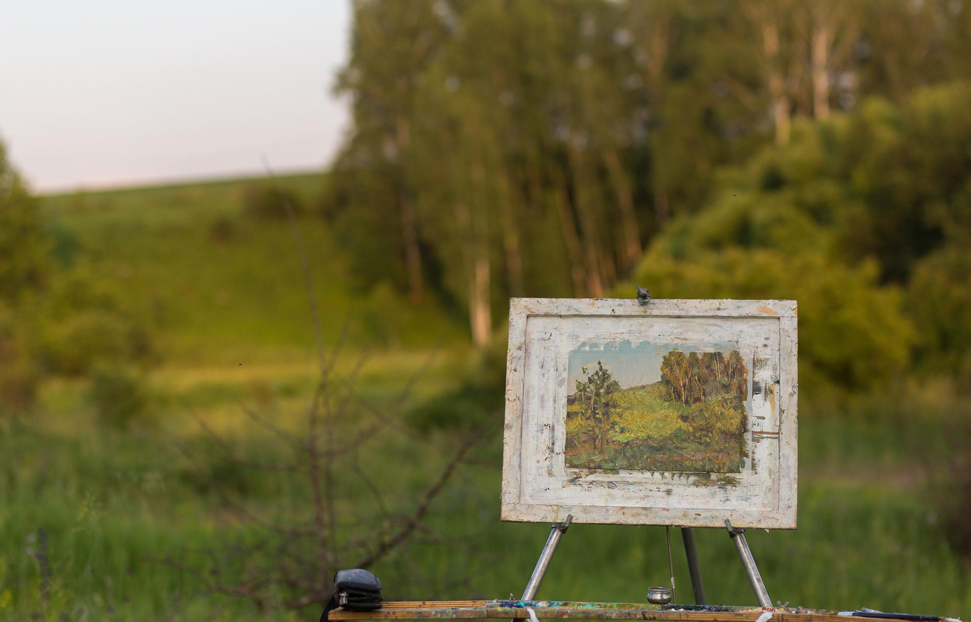 Июньский вечер. Художник Александр Каверин