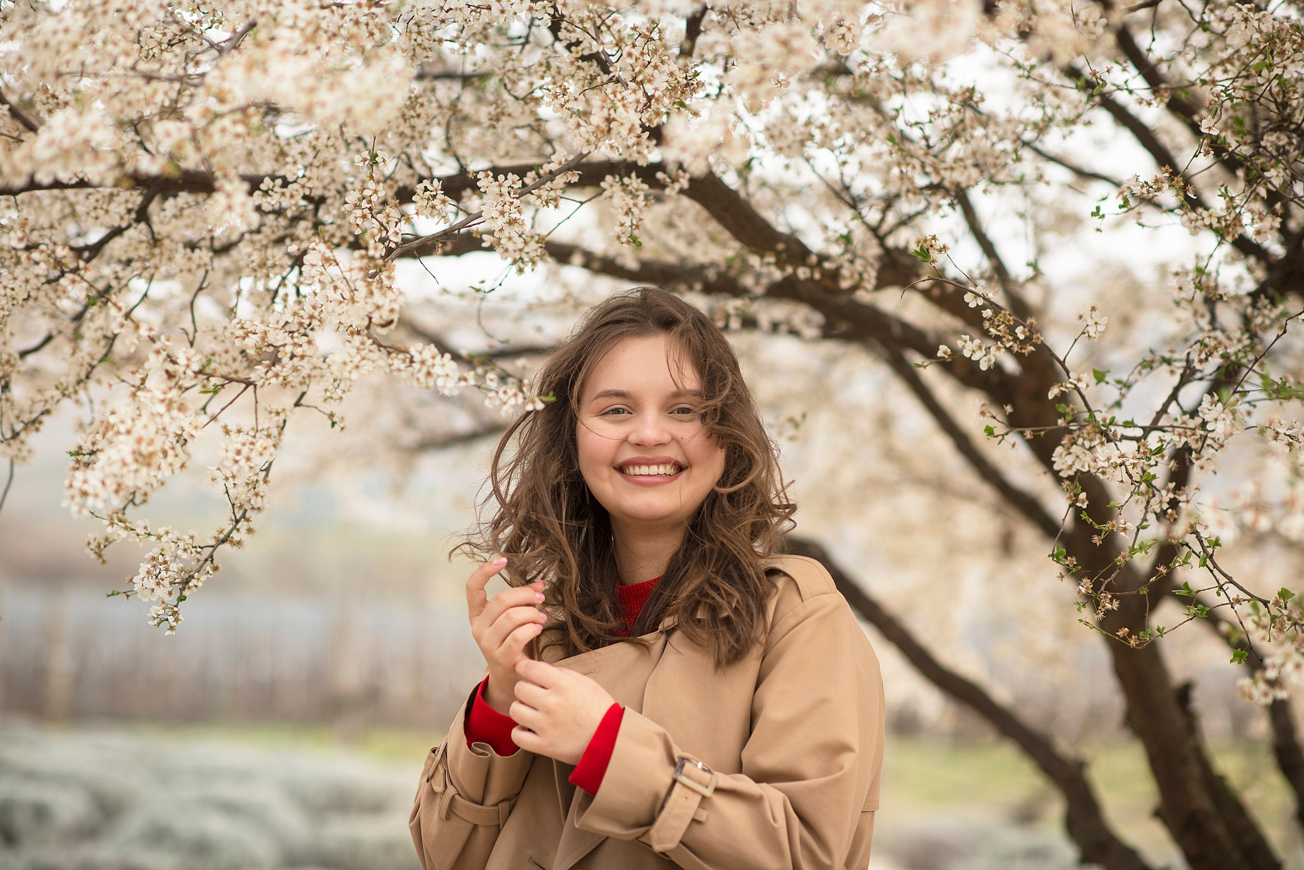 В цветущем миндале. Семейный и детский фотограф в Севастополе. Семейный фотограф в Ялте