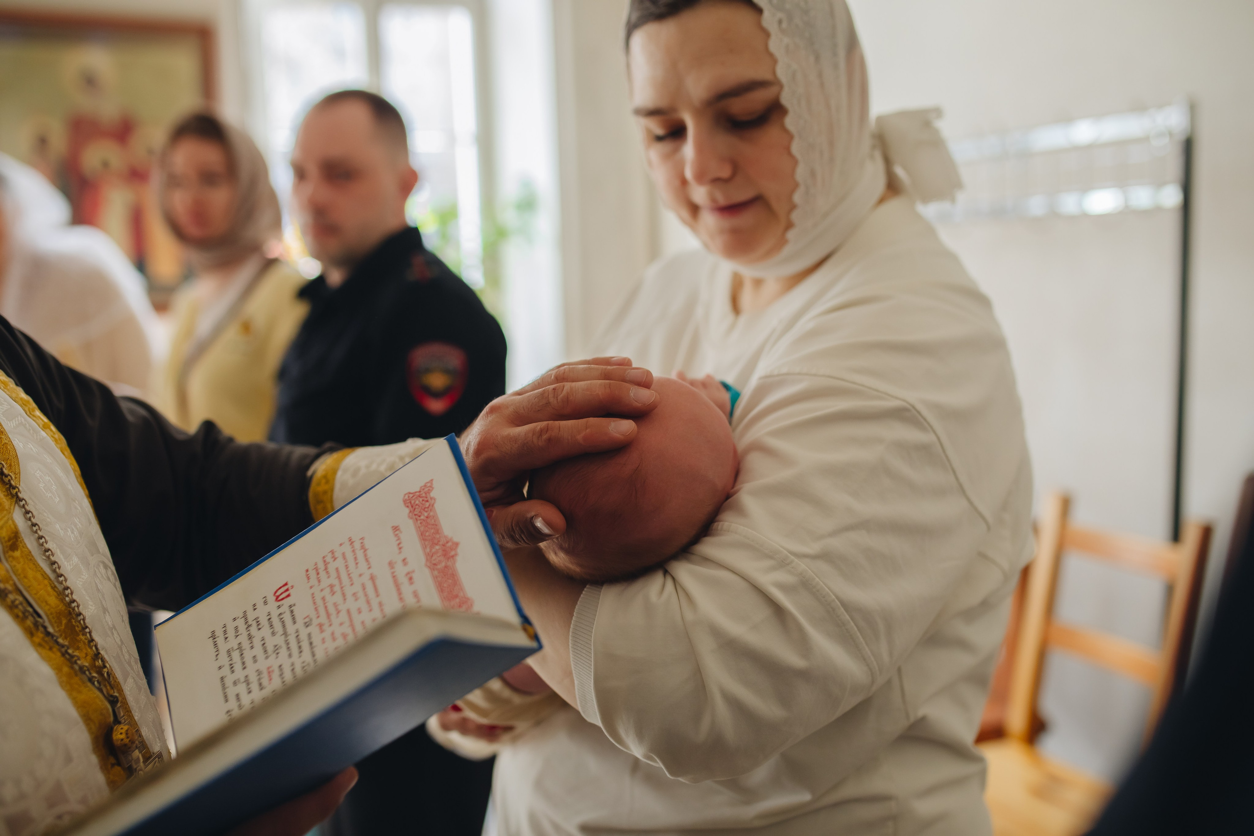 Крещение в светлом Храме. Семейный и детский фотограф в Москве Дорогова Екатерина
