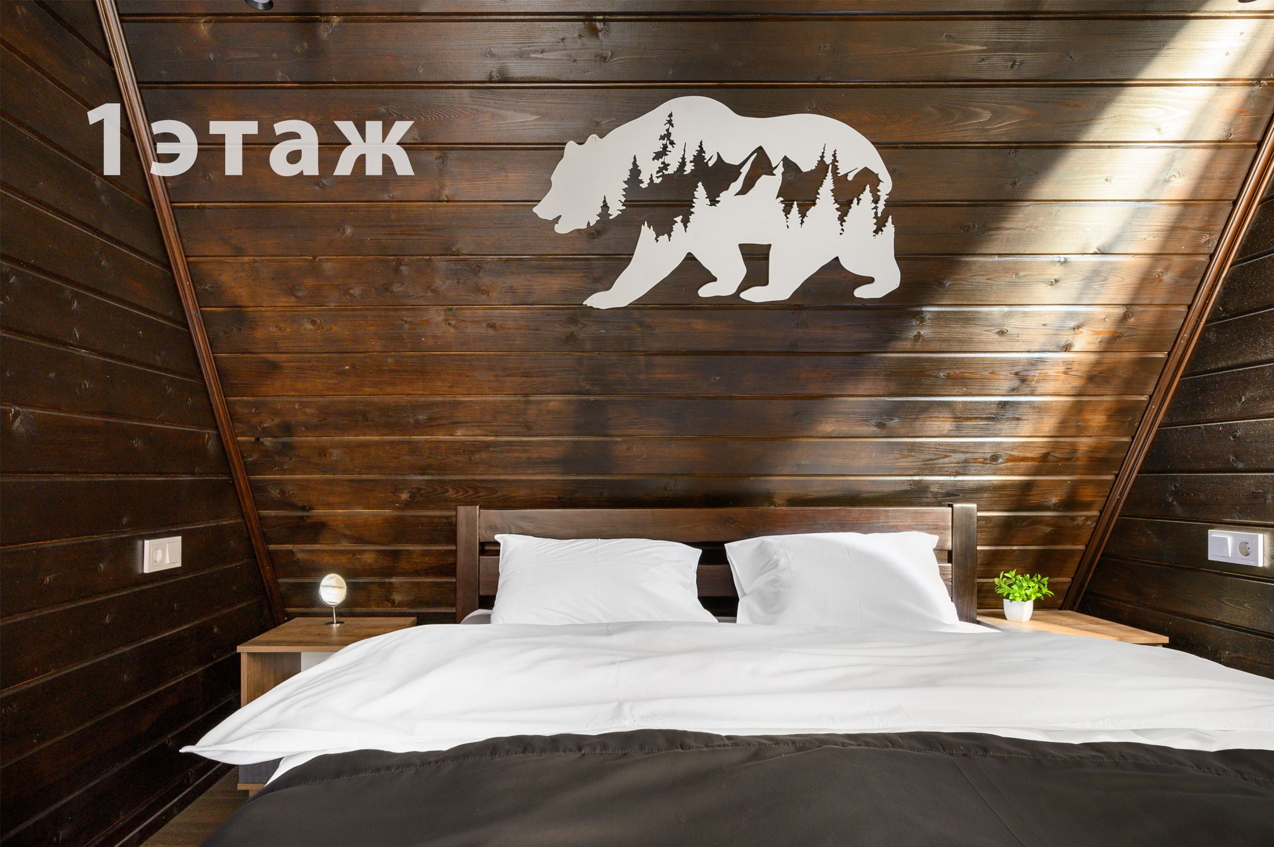 Коттедж для отдыха - «Чантриум» - смотреть дом №1. Коттедж А-фрейм с баней и уличным чаном в Подмосковье - в аренду для отдыха