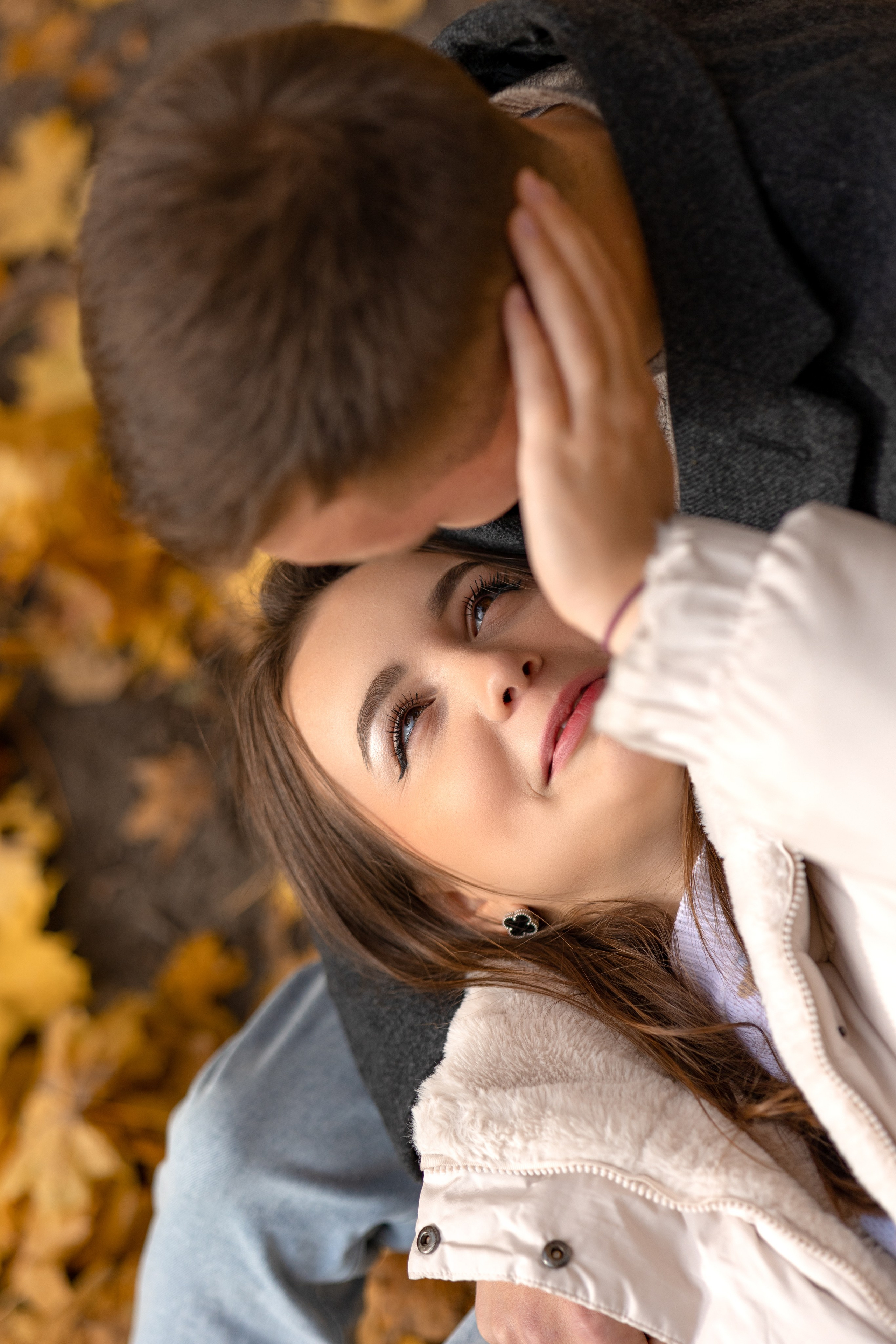 Осенняя фотосессия «История любви» в парке Быково