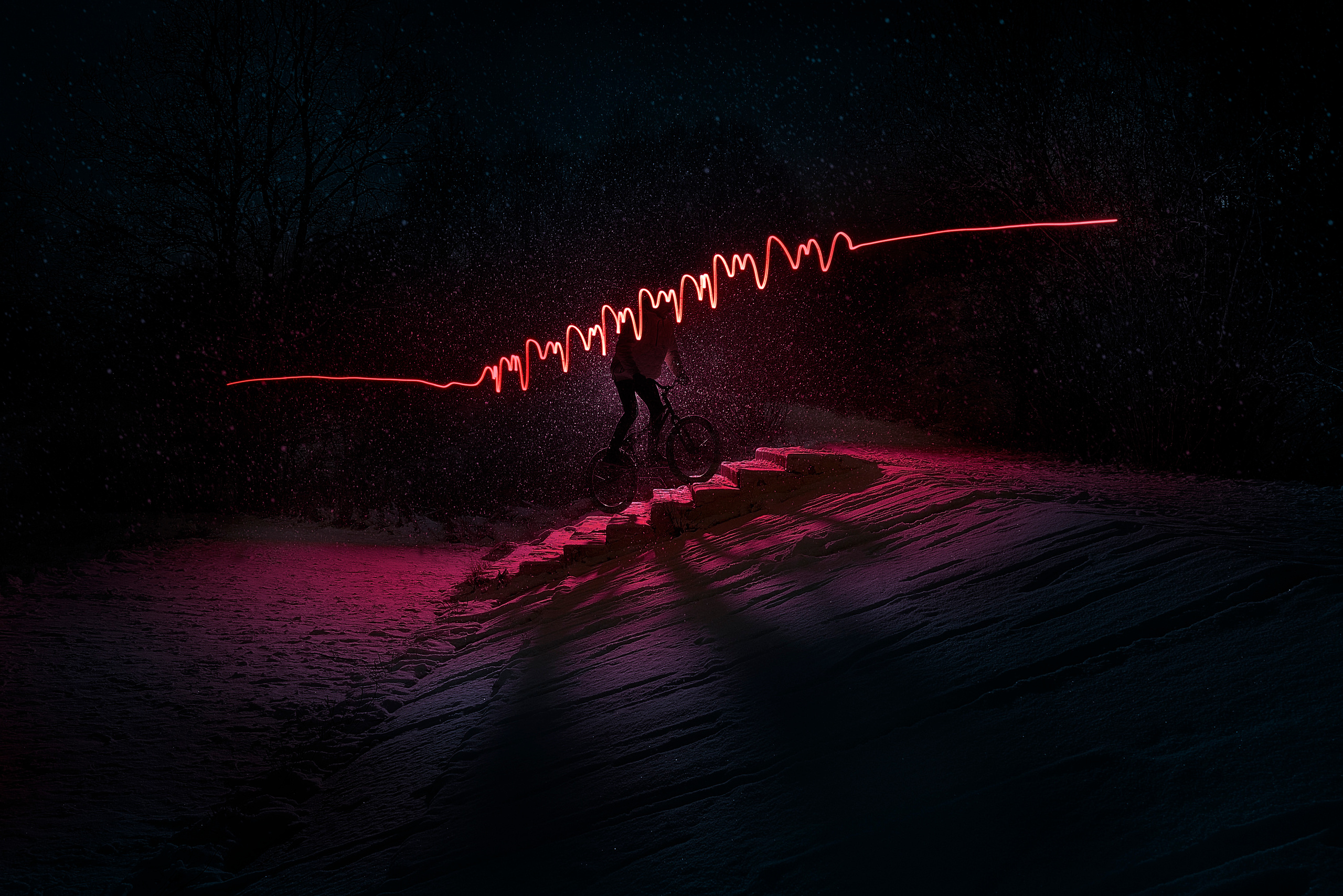 Кардиограмма. Creative photographer Denis Klero