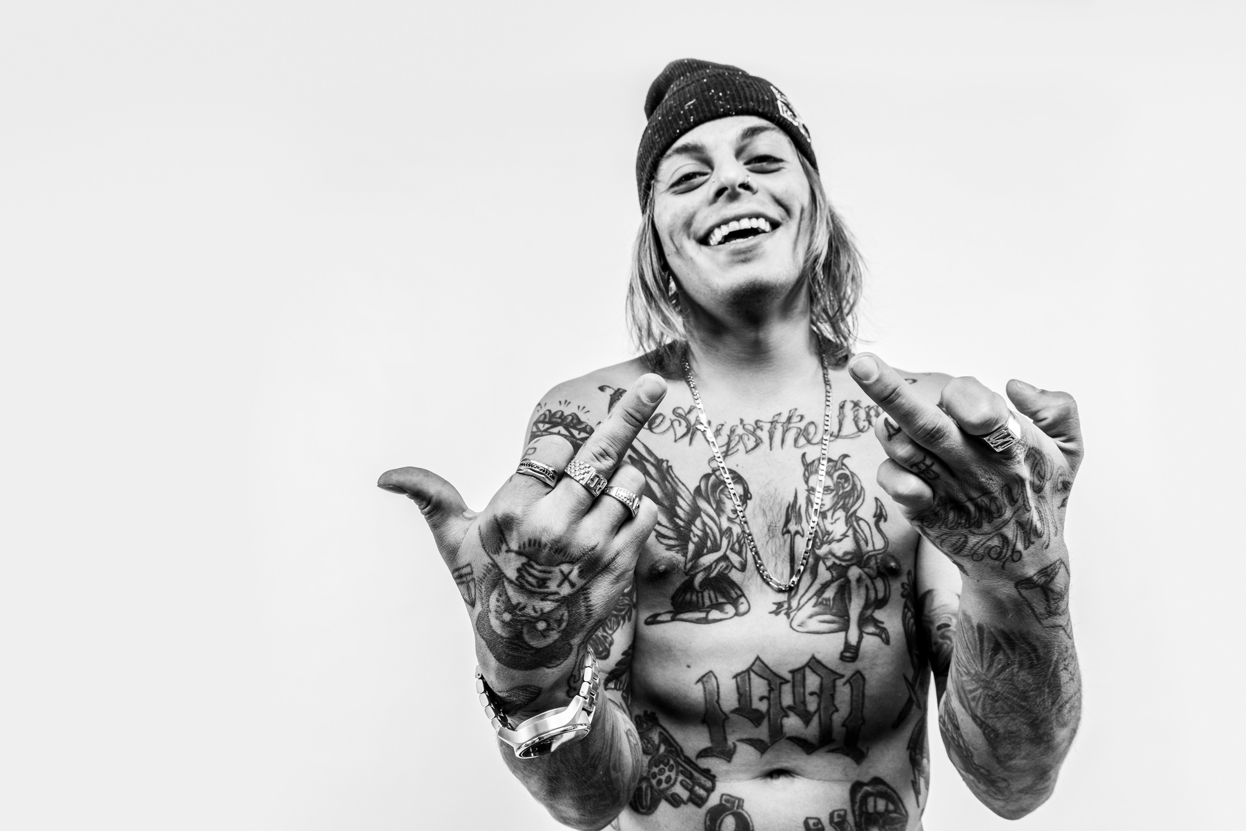 Тату Дениса Бонуса. Creative photographer Denis Klero