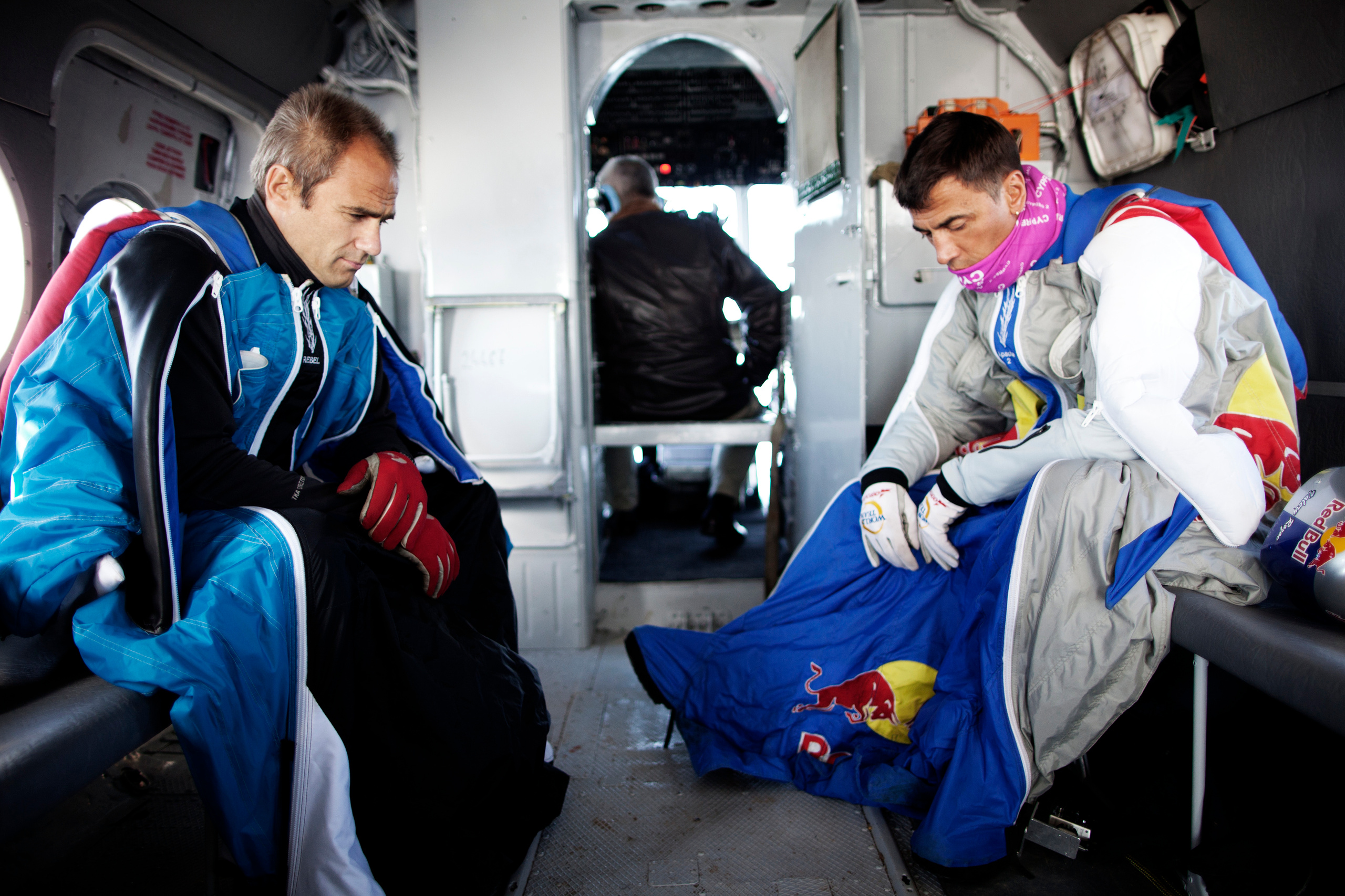 BASE jumping. Creative photographer Denis Klero