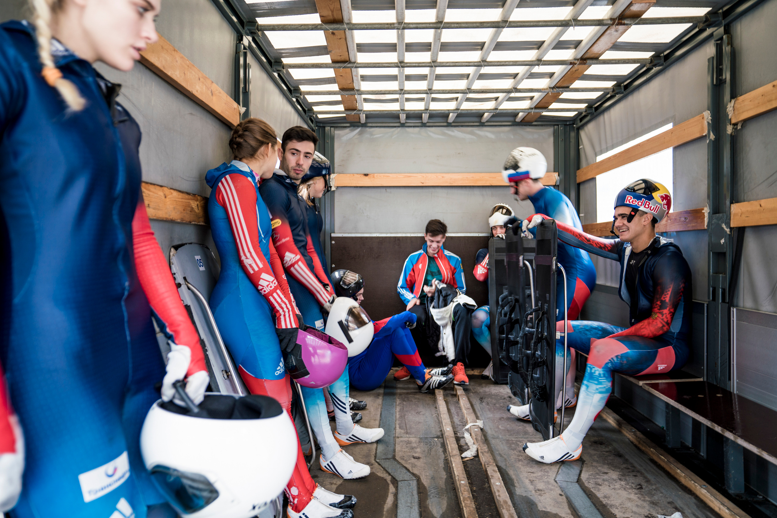 Portfolio of skeleton athlete Nikita Tregubov. Creative Photographer Denis Klero