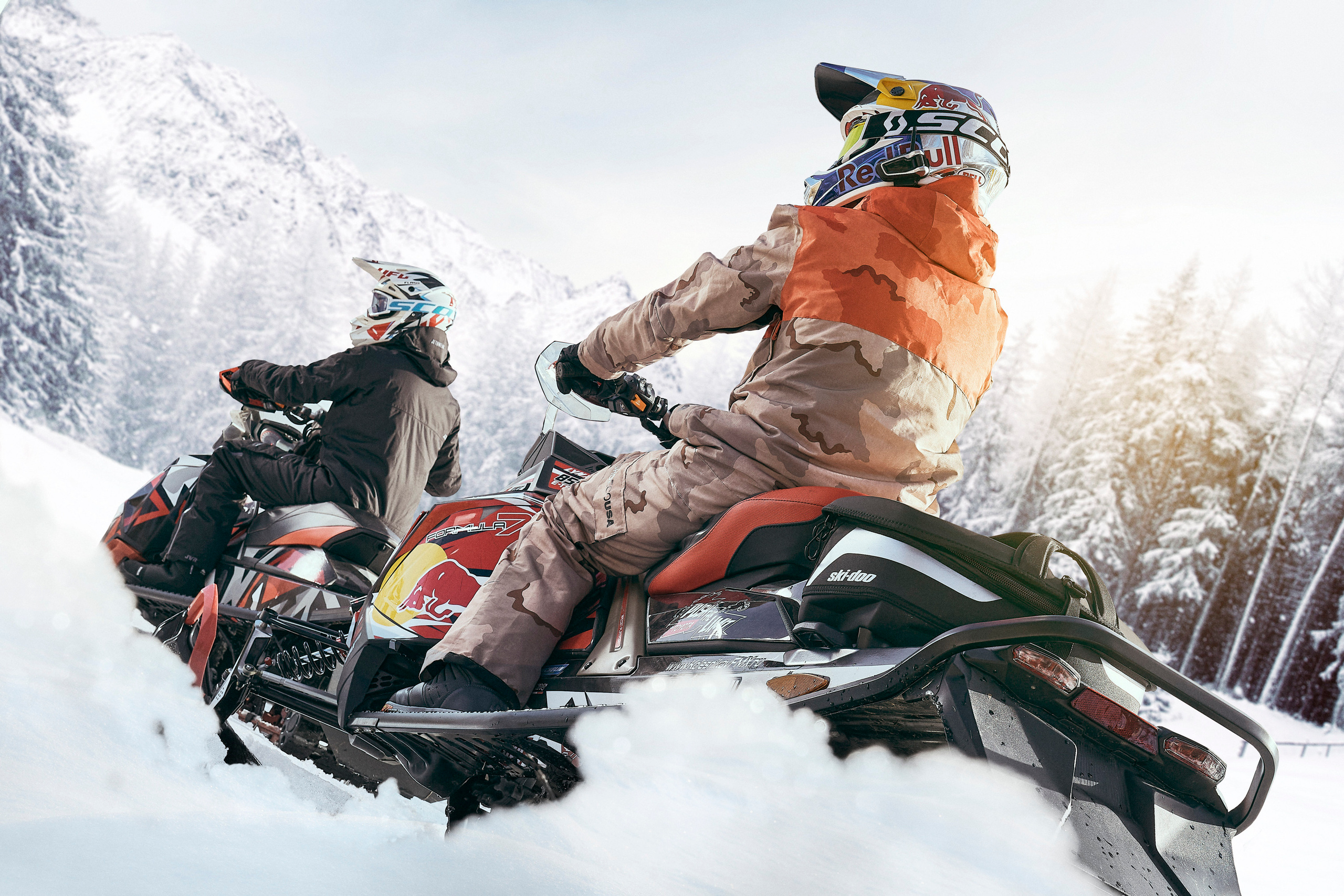 Cardo. Headsets. Winter. Creative Photographer Denis Klero