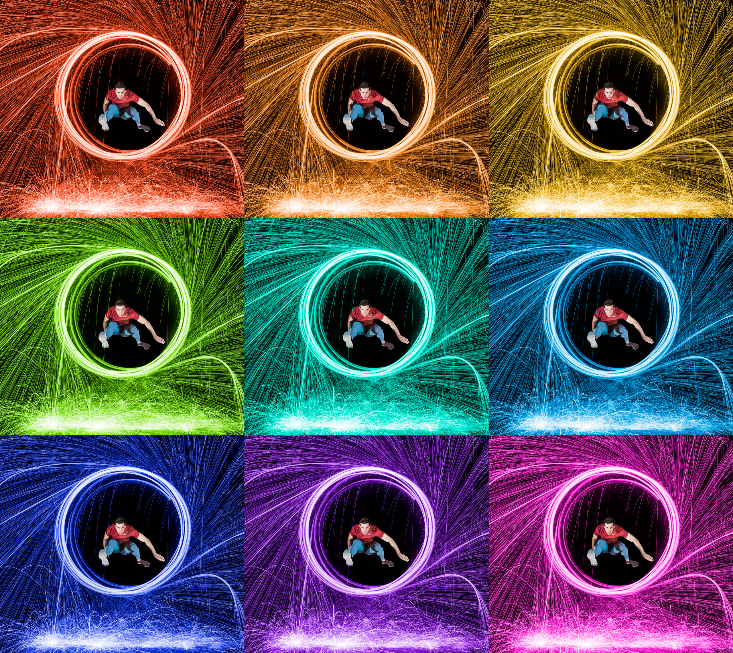 Fire Circle. Creative Photographer Denis Klero