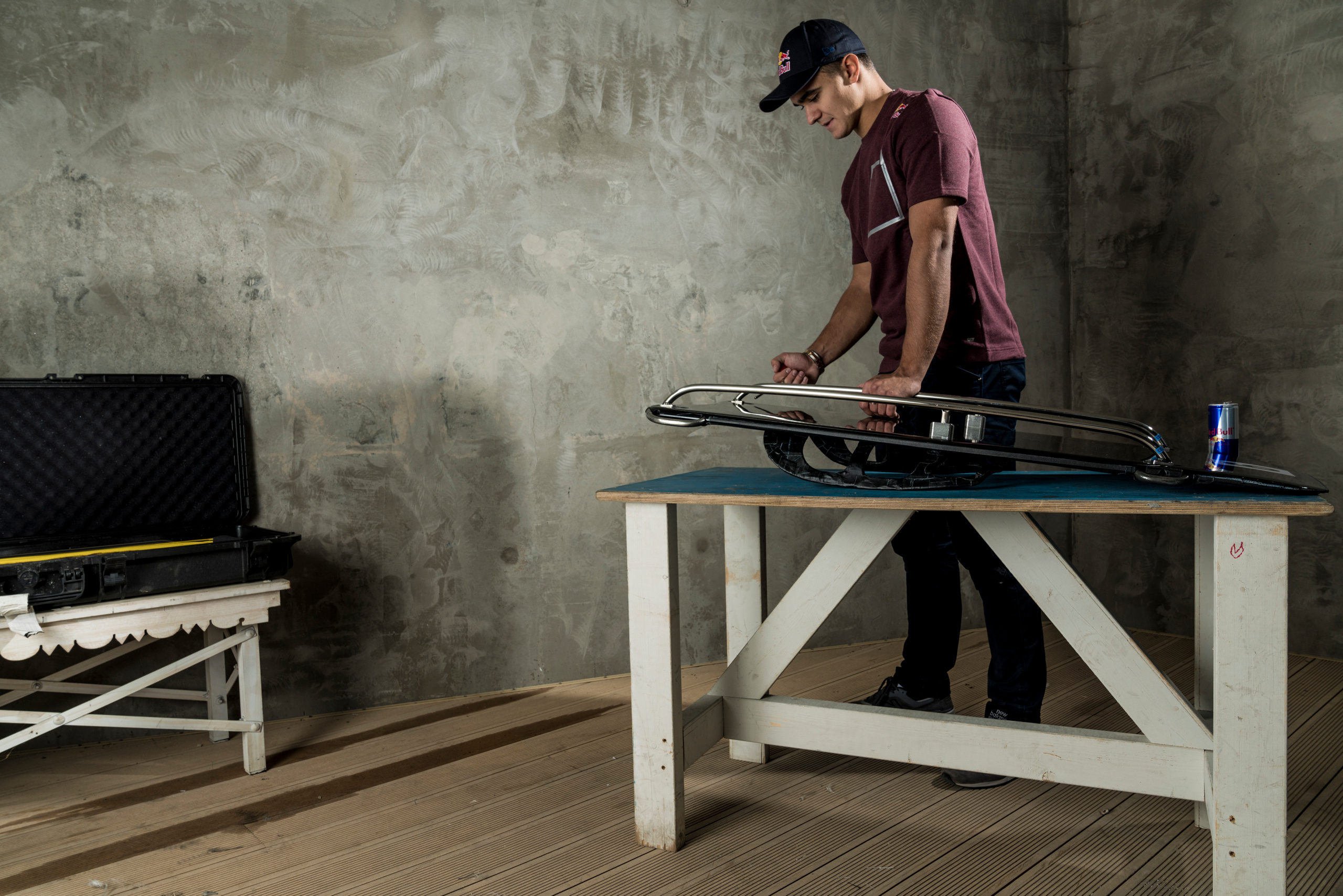 Portfolio of skeleton athlete Nikita Tregubov. Creative Photographer Denis Klero