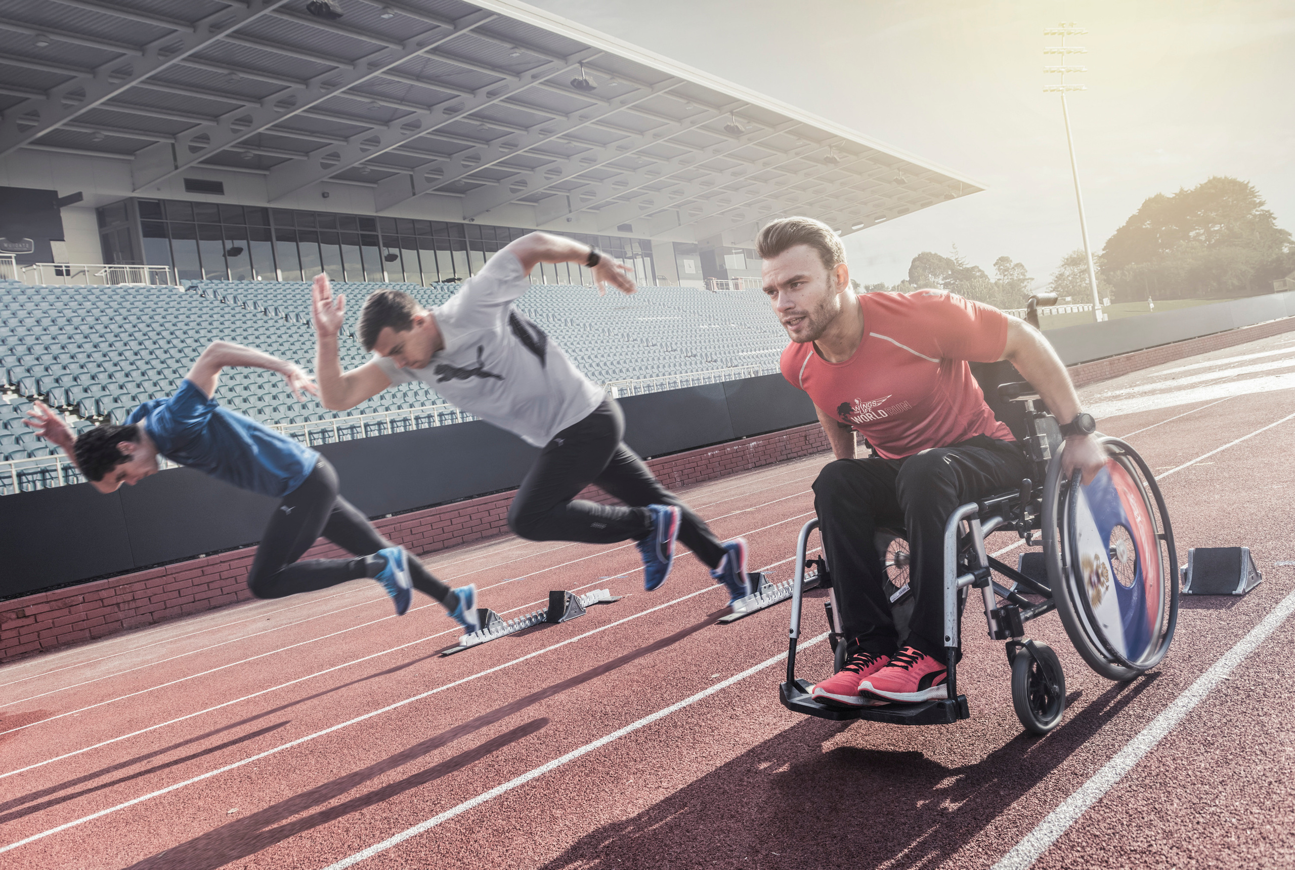 Wings for Life World Run. Creative photographer Denis Klero