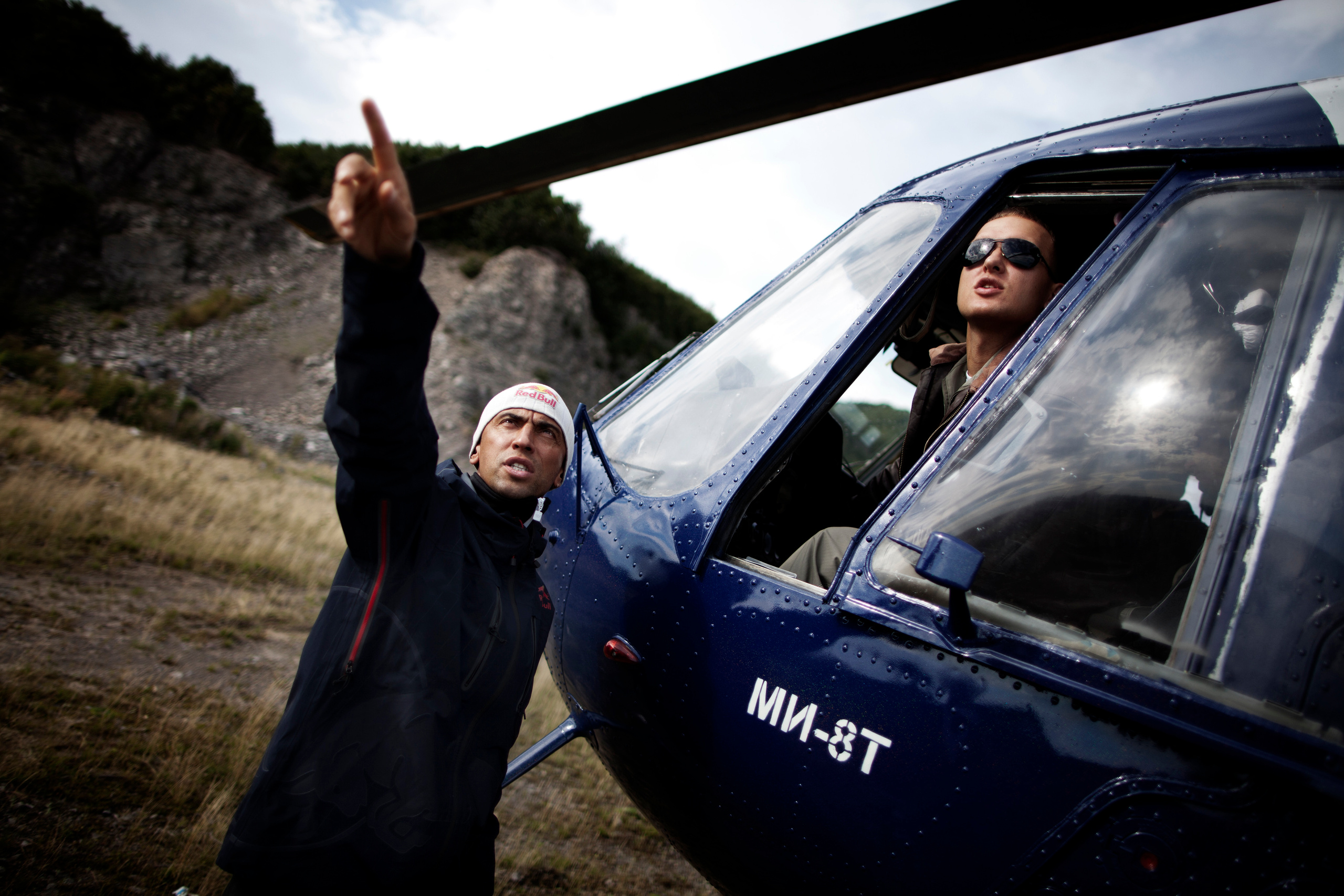 BASE jumping. Creative photographer Denis Klero