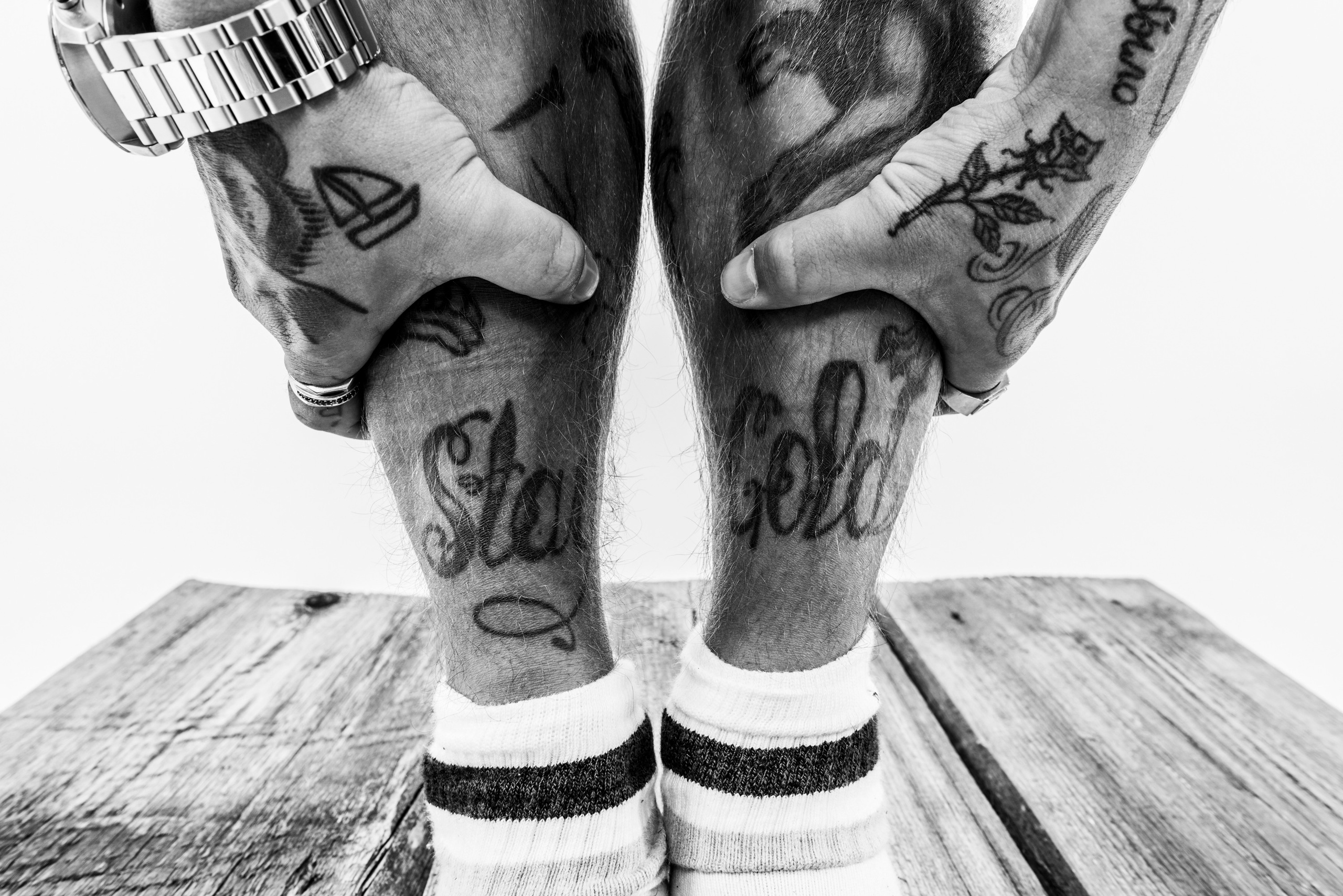 Тату Дениса Бонуса. Creative photographer Denis Klero