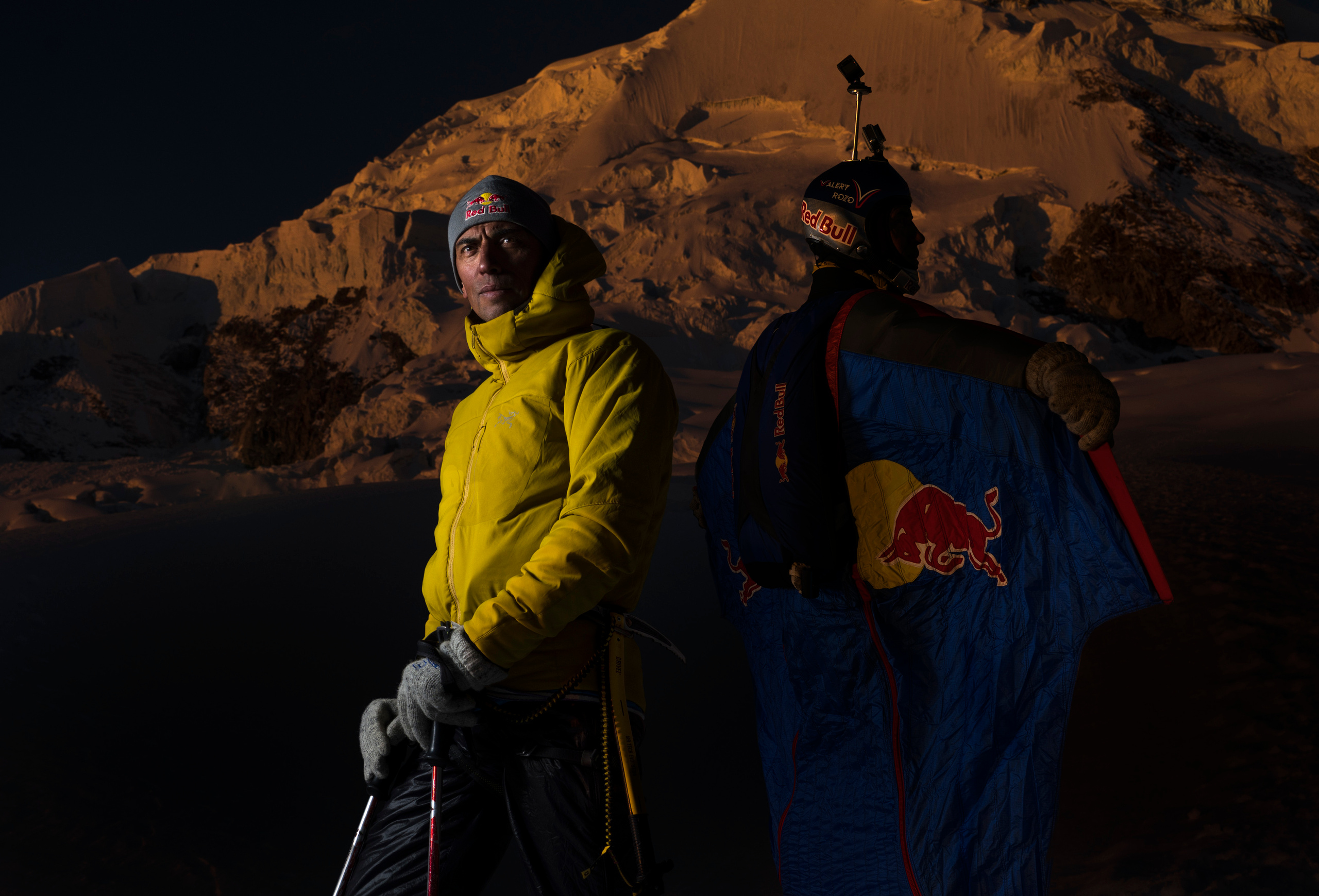 BASE jumping. Creative photographer Denis Klero