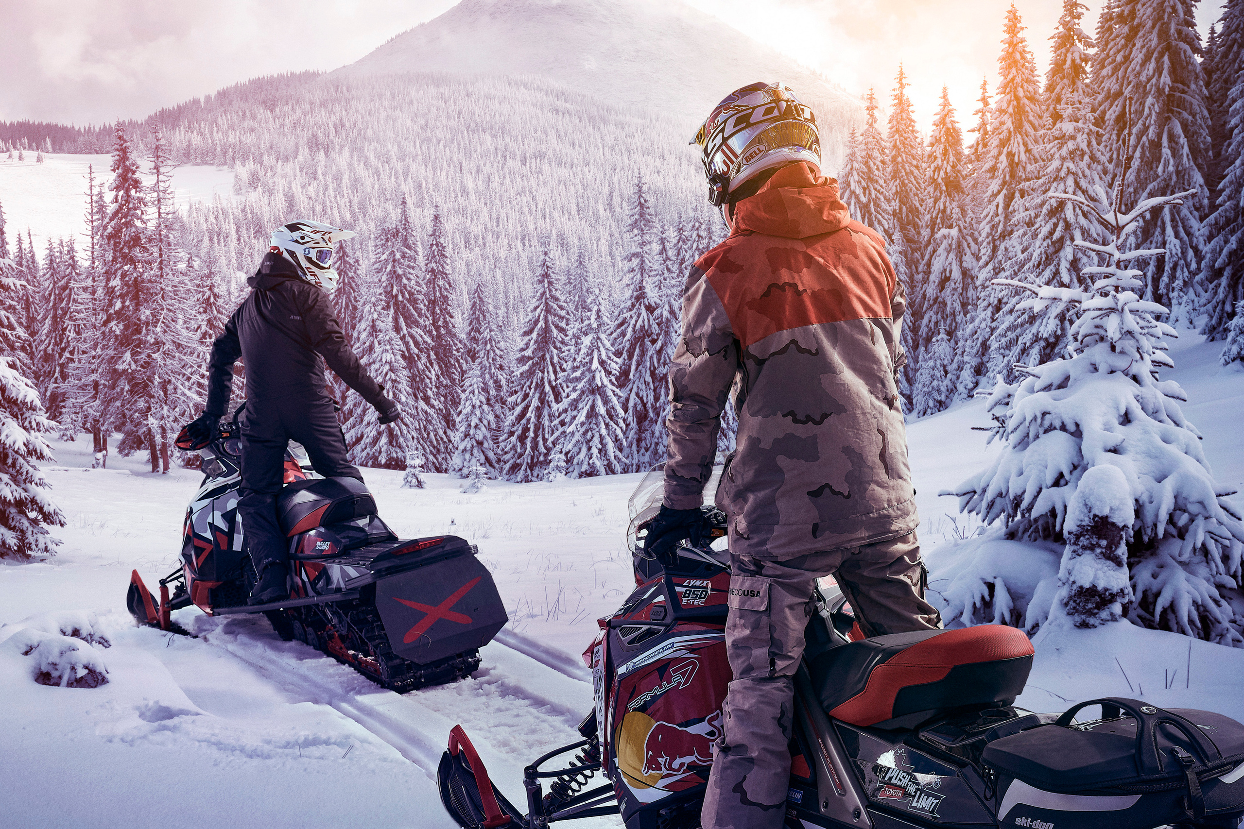 Cardo. Headsets. Winter. Creative Photographer Denis Klero