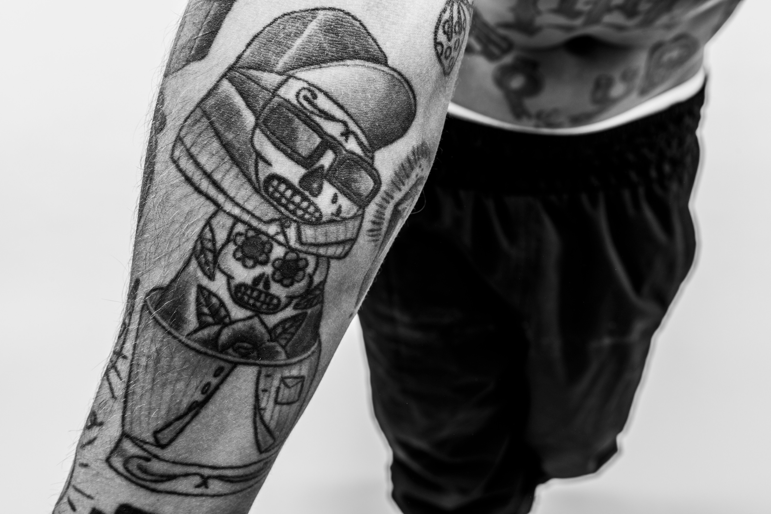 Тату Дениса Бонуса. Creative photographer Denis Klero