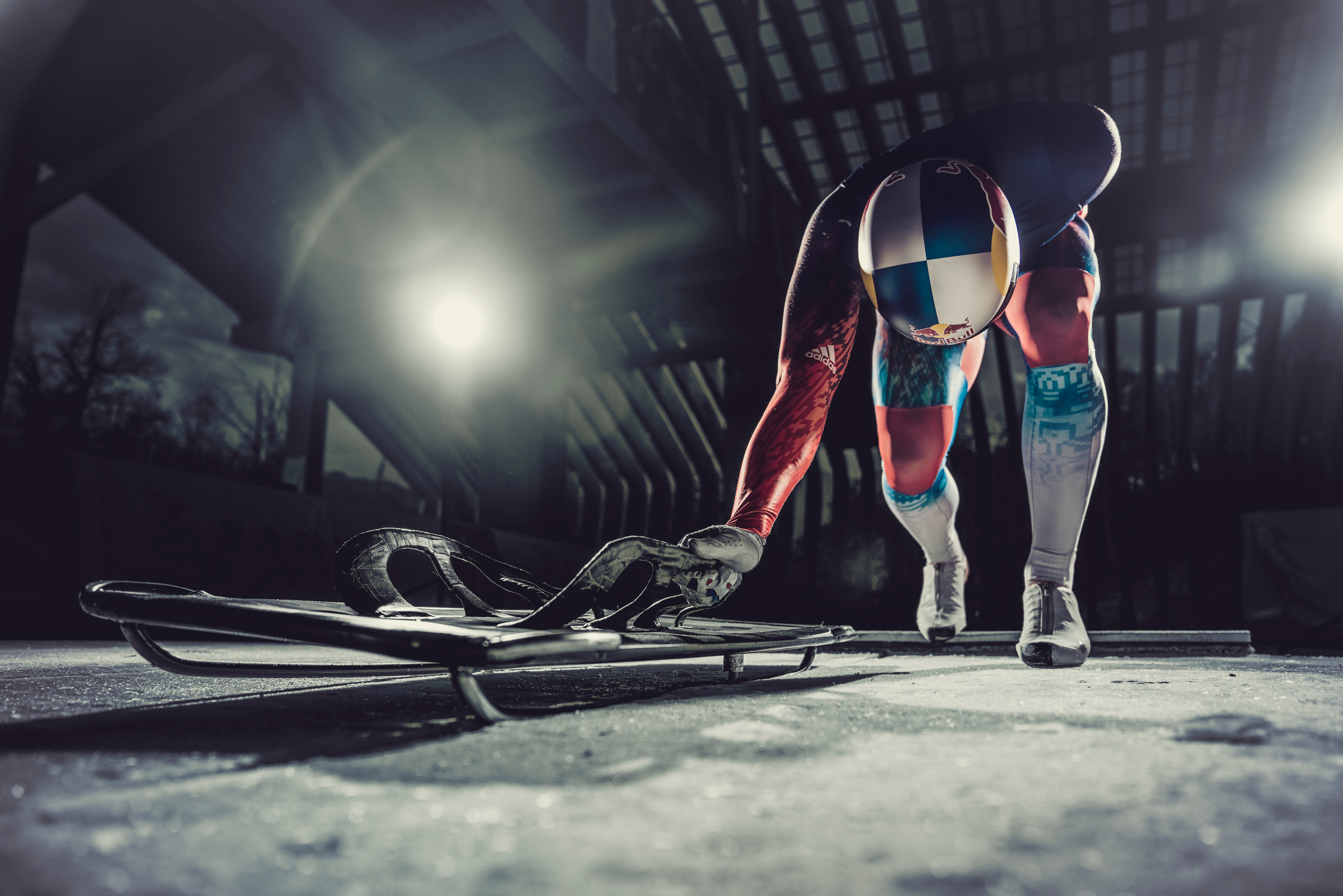 Portfolio of skeleton athlete Nikita Tregubov. Creative Photographer Denis Klero