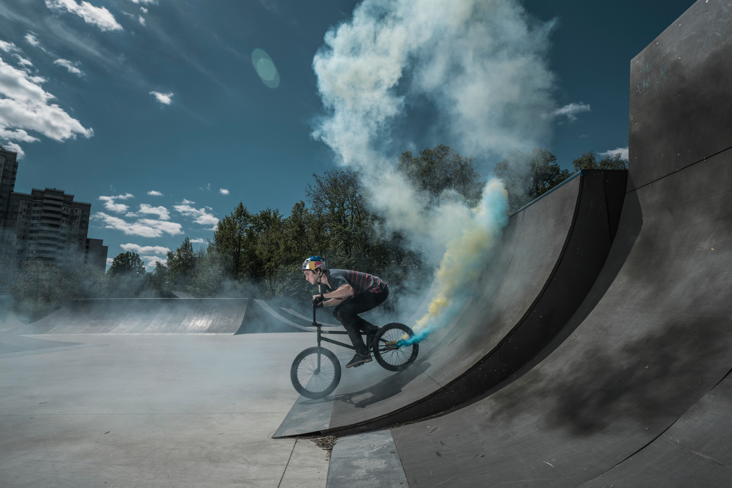 BMX rider portfolio. Creative Photographer Denis Klero