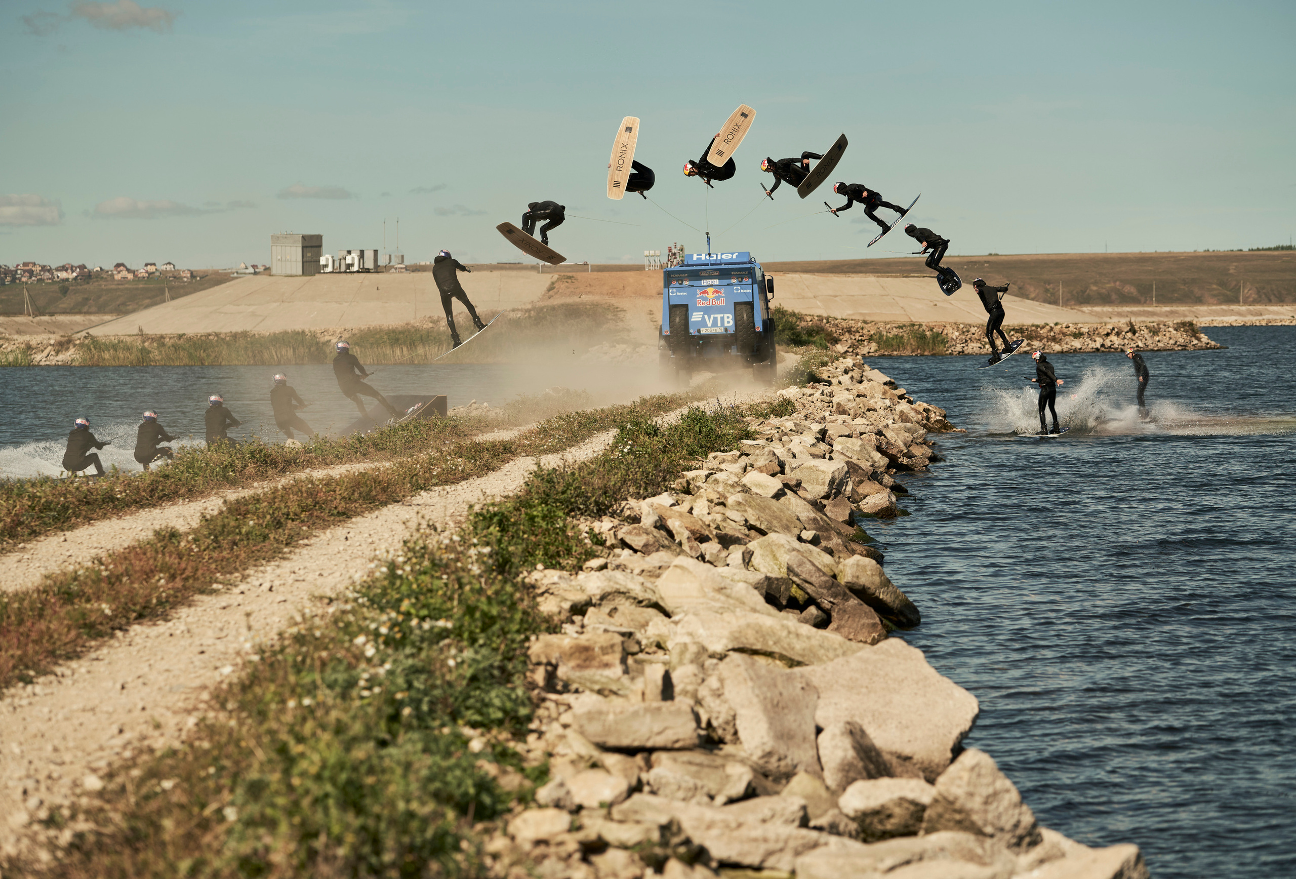 KAMAZ wake. Creative photographer Denis Klero