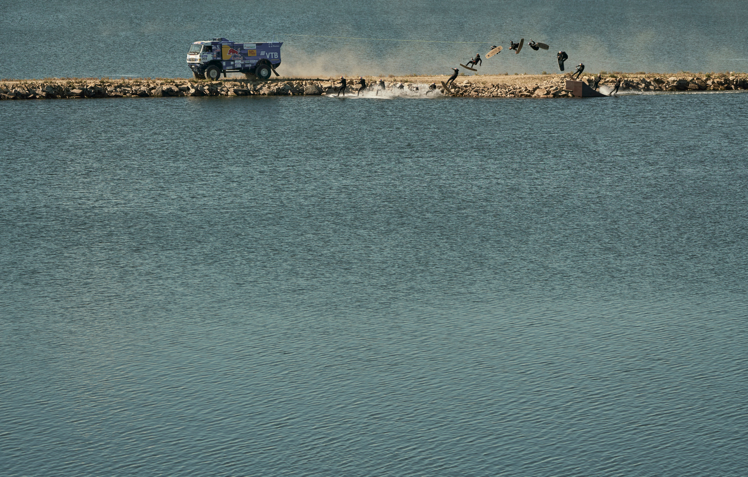 KAMAZ wake. Creative photographer Denis Klero