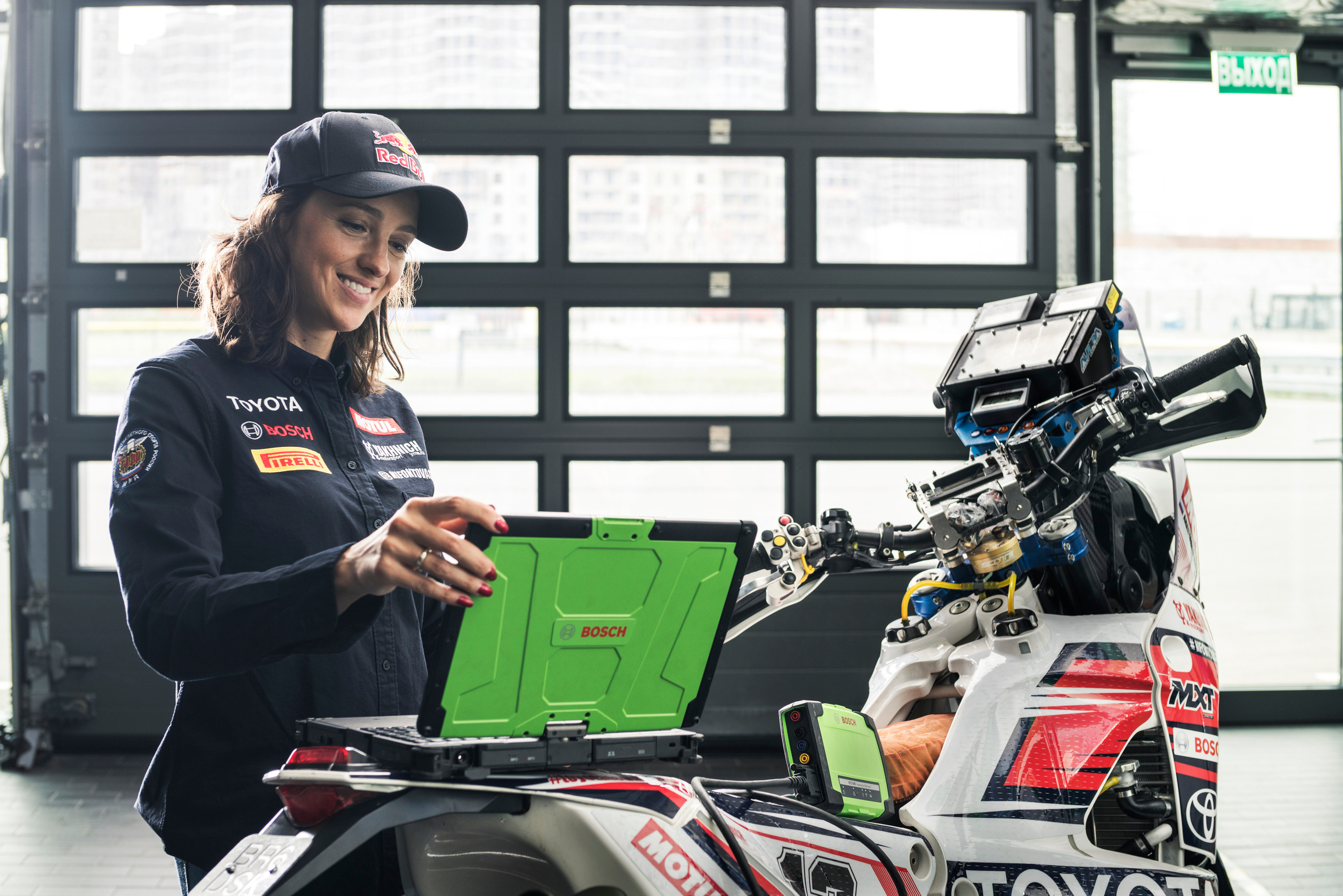 Nastya Nifontova for Bosch. Creative Photographer Denis Klero