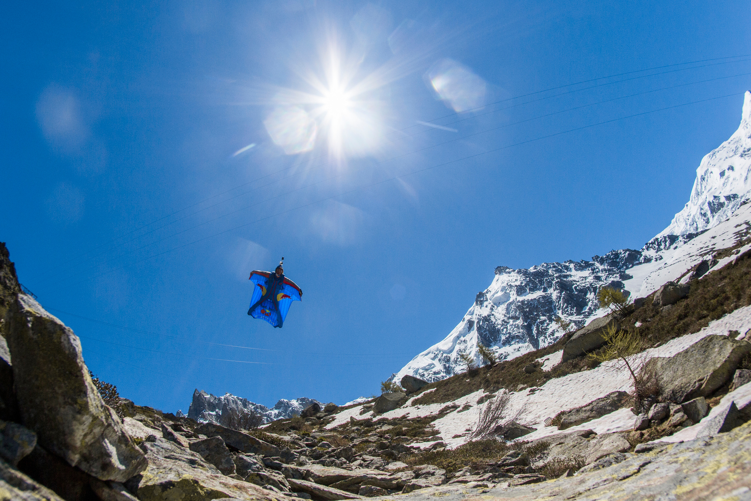 BASE jumping. Creative photographer Denis Klero