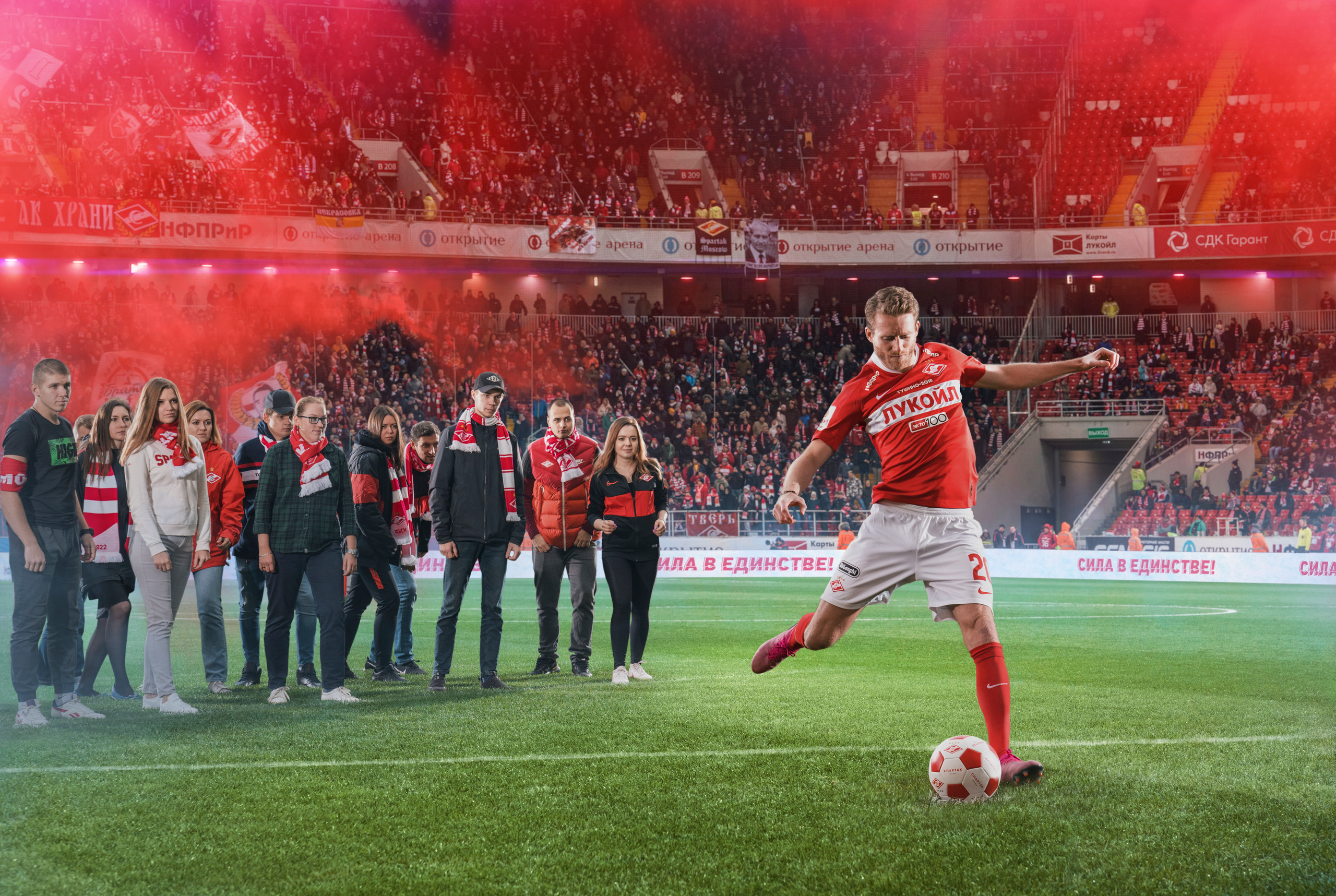 ФК Спартак Москва. Creative photographer Denis Klero