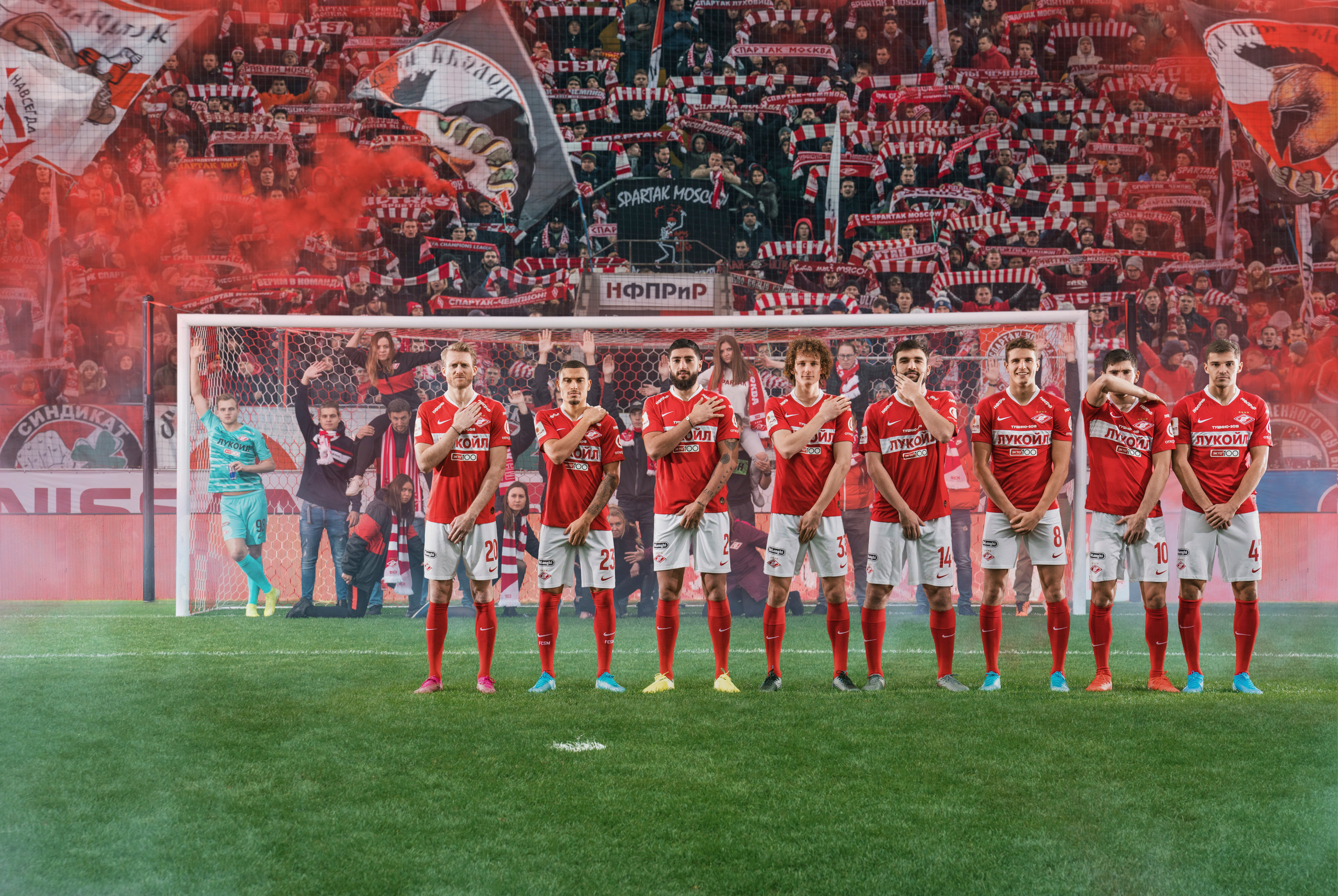 ФК Спартак Москва. Creative photographer Denis Klero