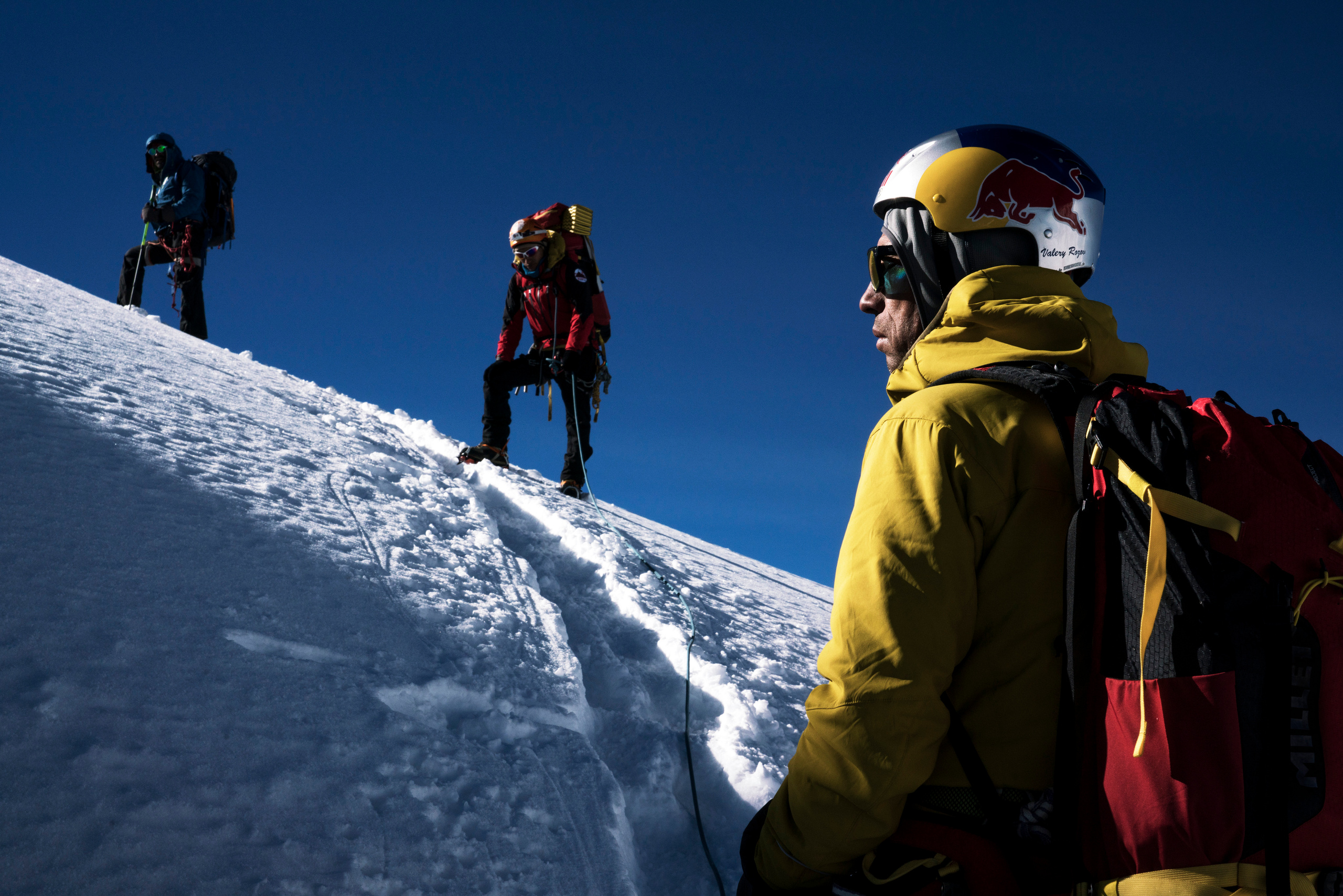 BASE jumping. Creative photographer Denis Klero