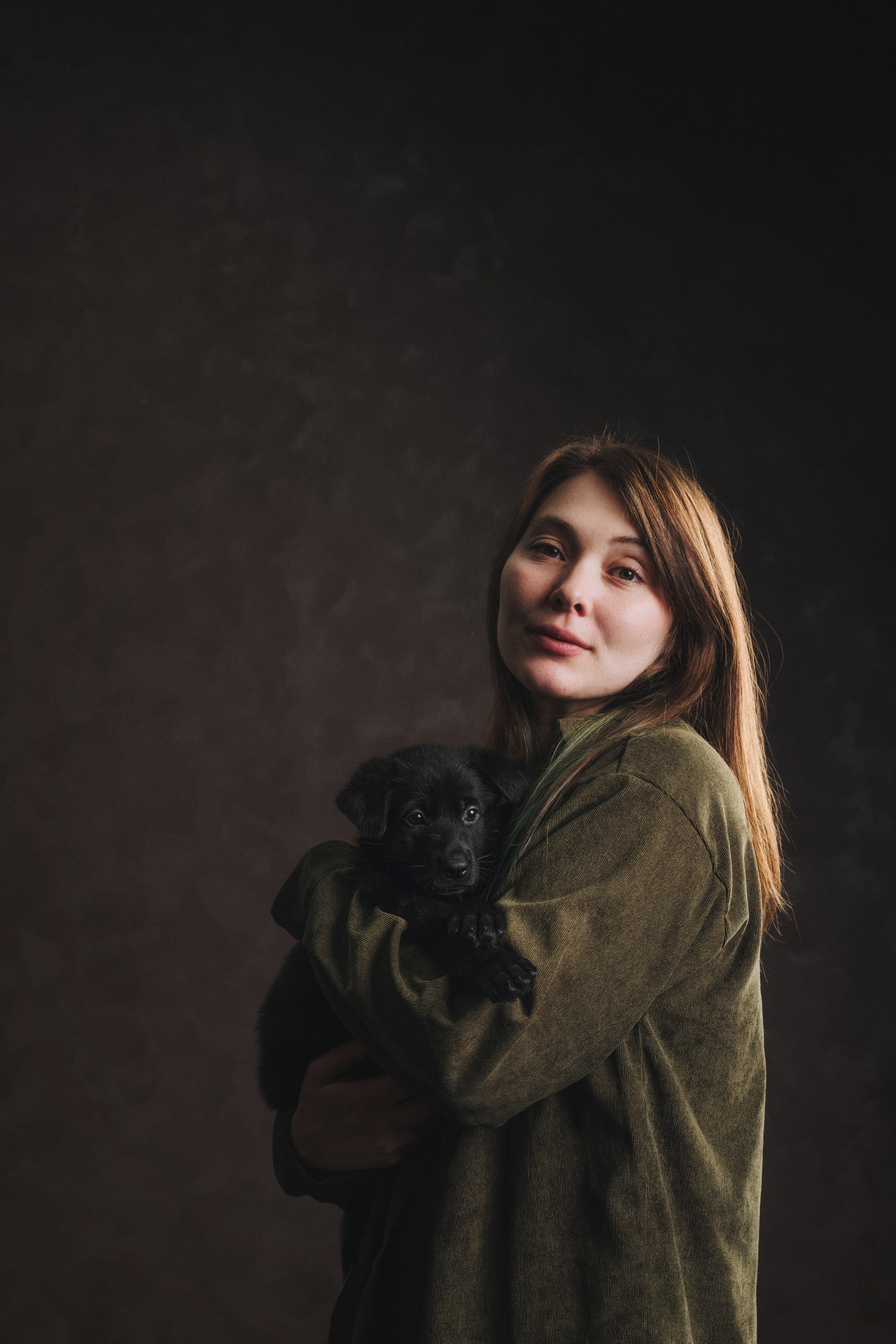 Аня и Базилика. Фотограф анималист Осипчикова Мария