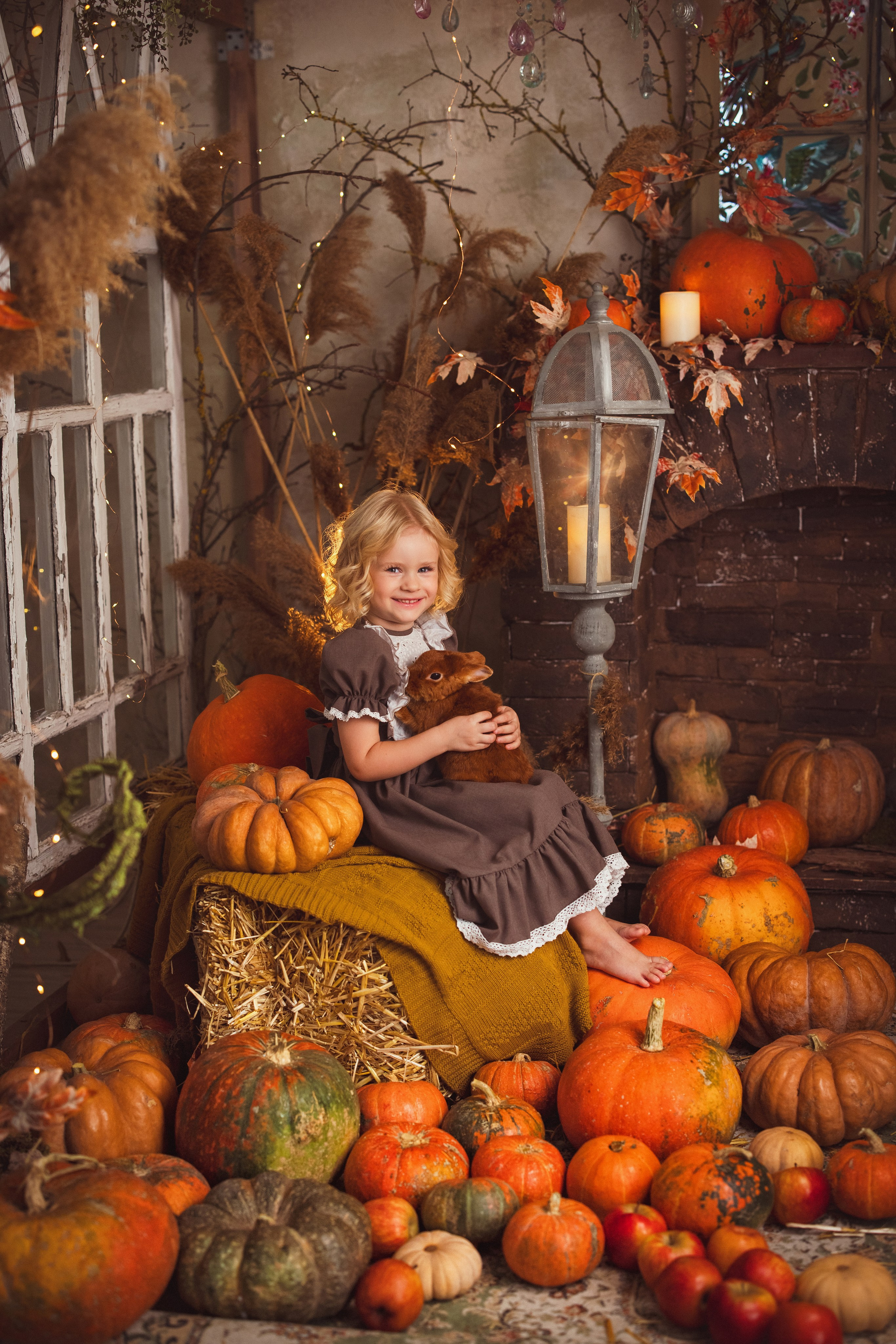 Детская осенняя фотосессия в фотостудии «Авторская». Семейный и детский фотограф в Краснодаре Анна Трашкова
