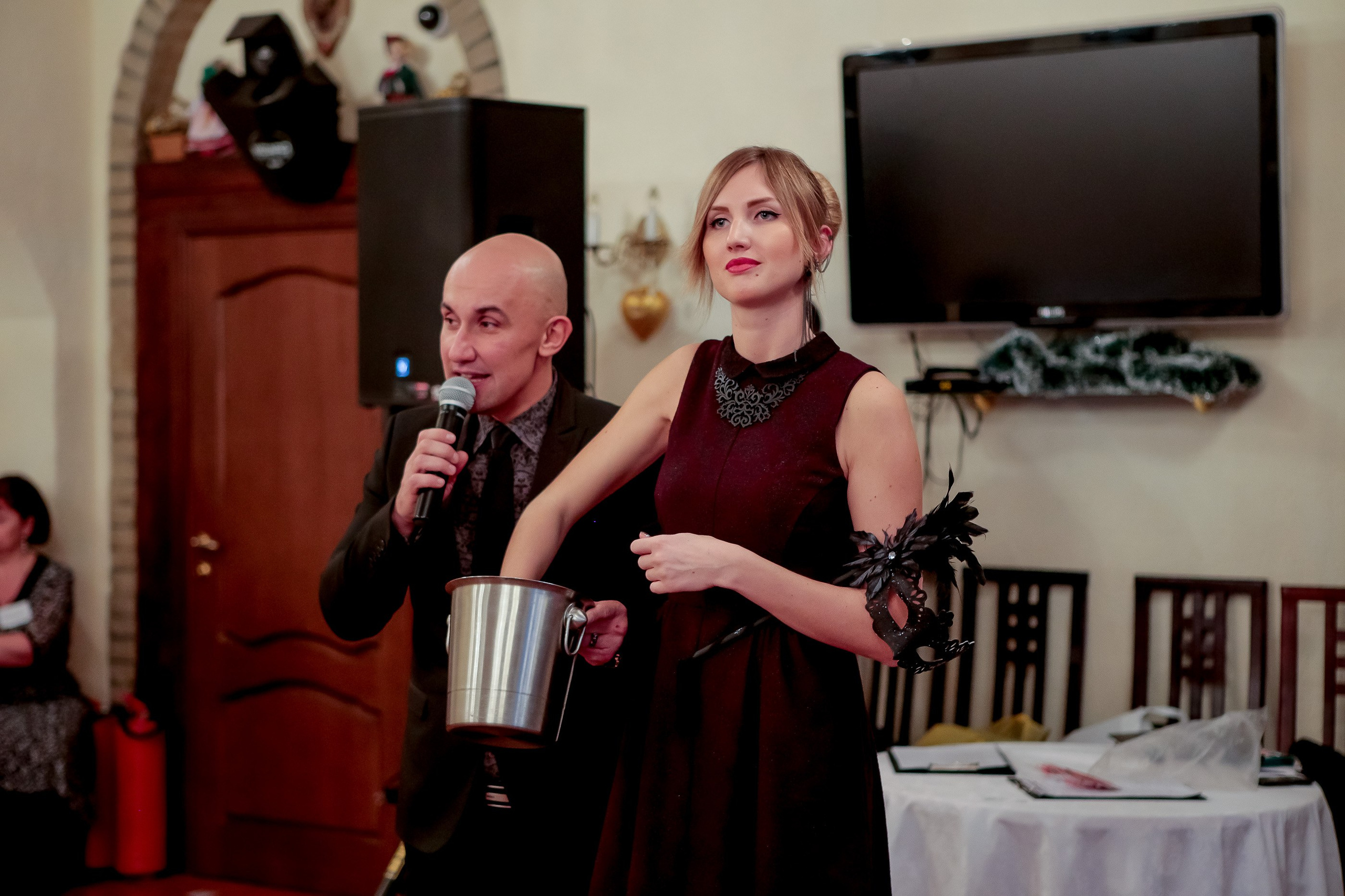 Корпоратив. Max Matvich and Victoria Basova are professionals in their field