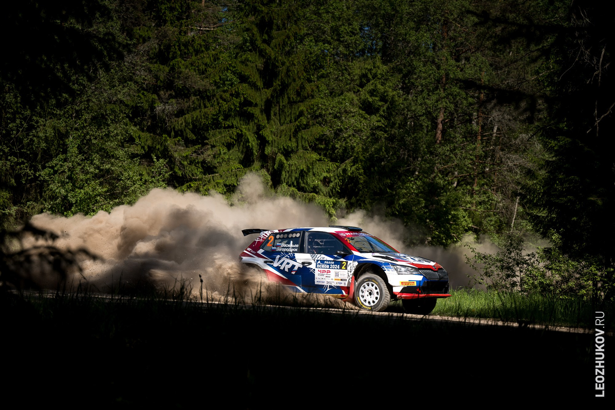 Rally Pskov 2024. Sports photographer Leonid Zhukov