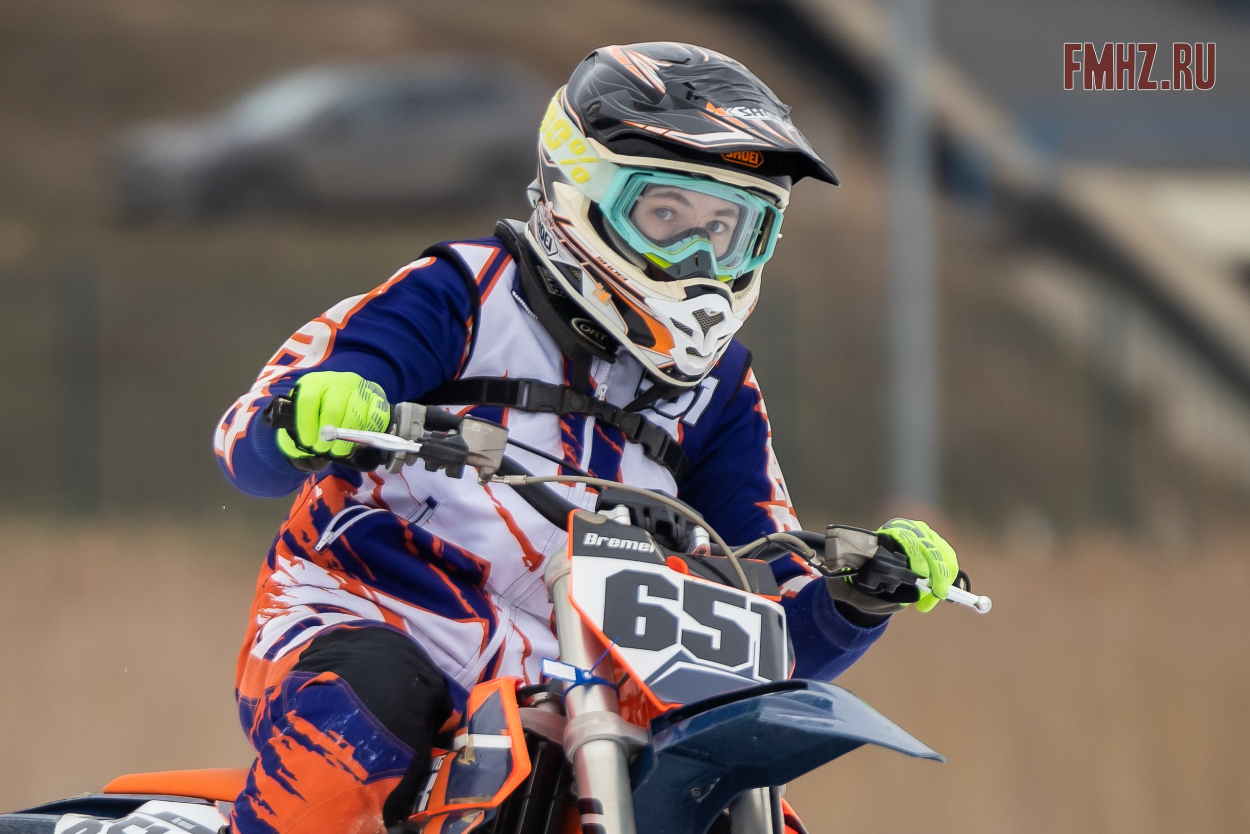 Первый этап Кубка МФР по мотокроссу на льду Большого Крылатского пруда в Москве. 8 февраля 2025 г. Фотограф Владимир Охрименко