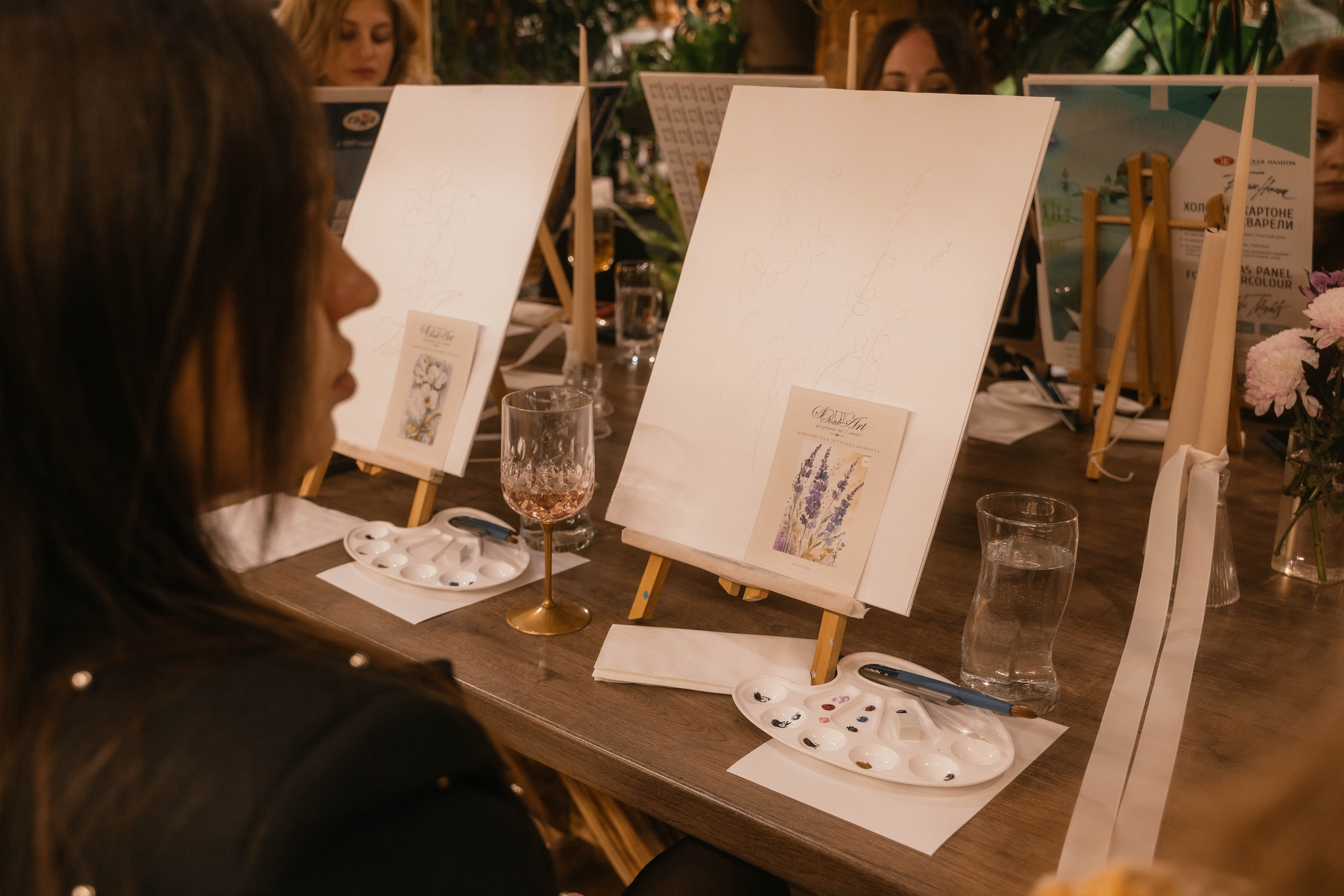 Мастер-класс по рисованию на день рождения. Свадебный, семейный фотограф в Рязани Лена Брант