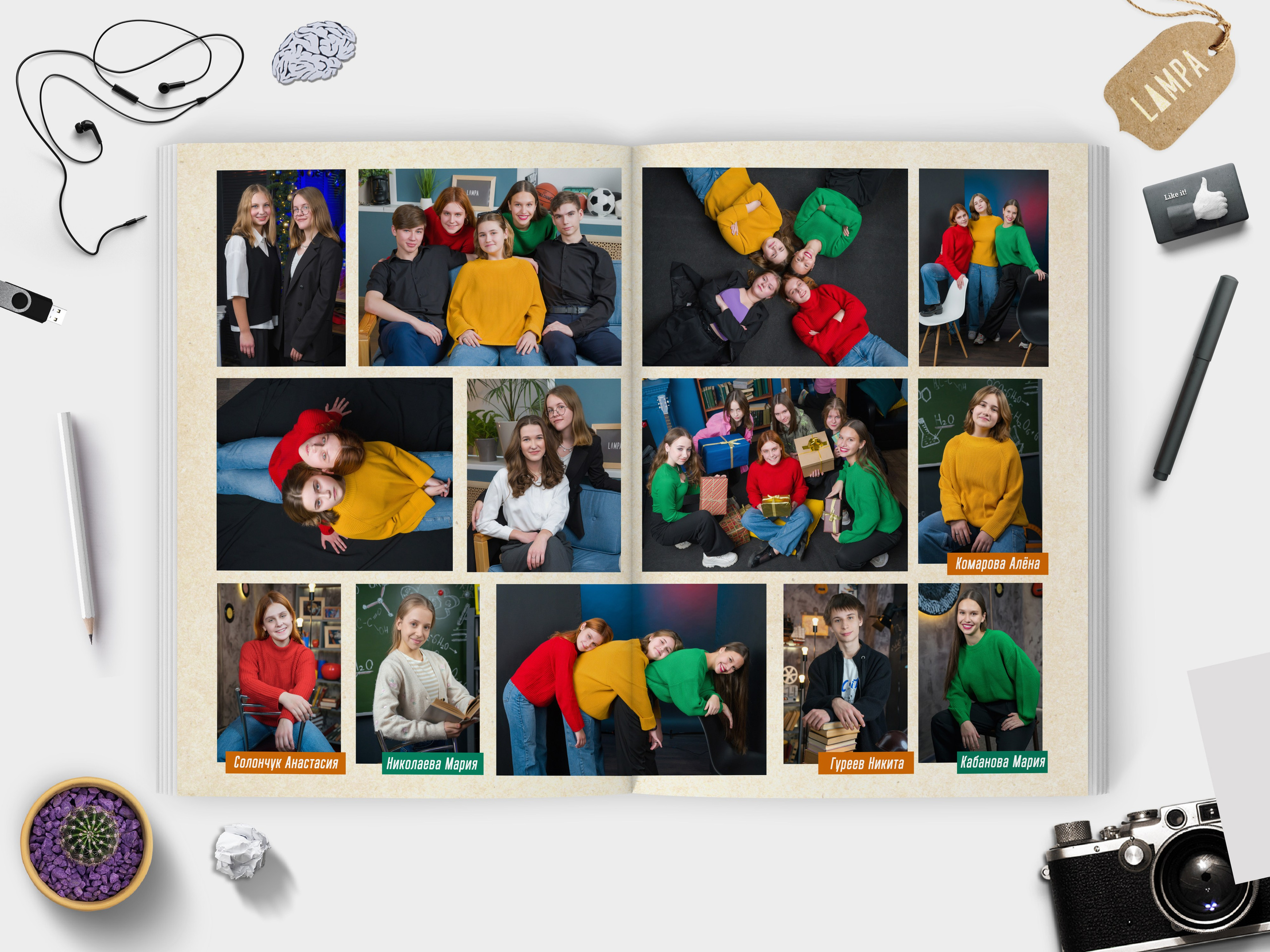 —  9 | Минимализм (портретная) | 30×40. Ваш Выпуск | Выпускные альбомы | г. Тверь