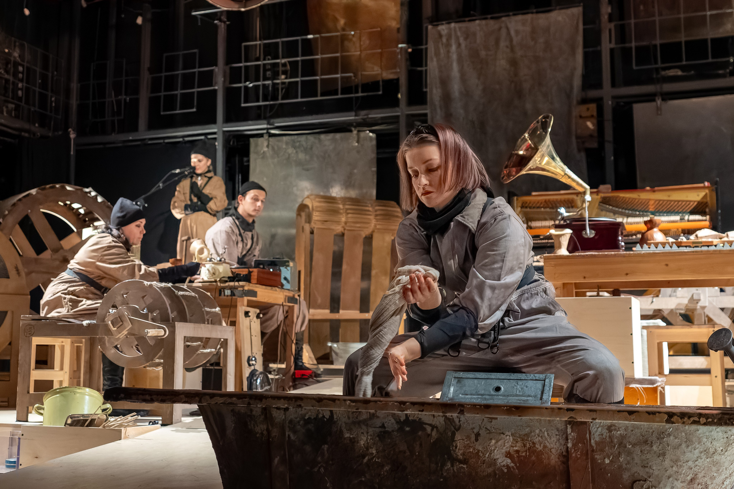 Театр Маяковского: Сон в русскую ночь. Сайт фотографа Сергея Абрамова