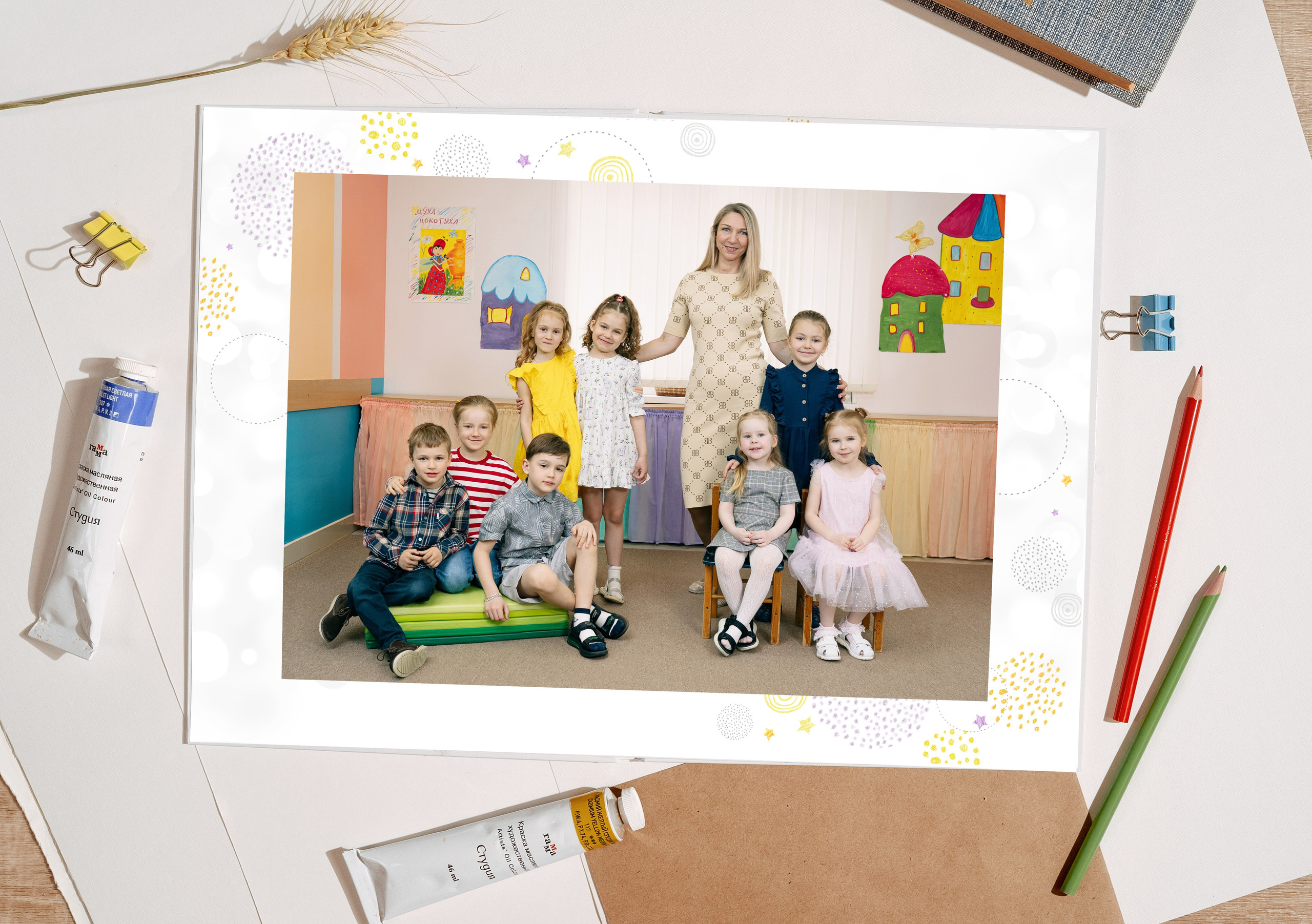 Альбом «Звездочки» 3800р. Семейный и детский фотограф в Санкт-Петербурге