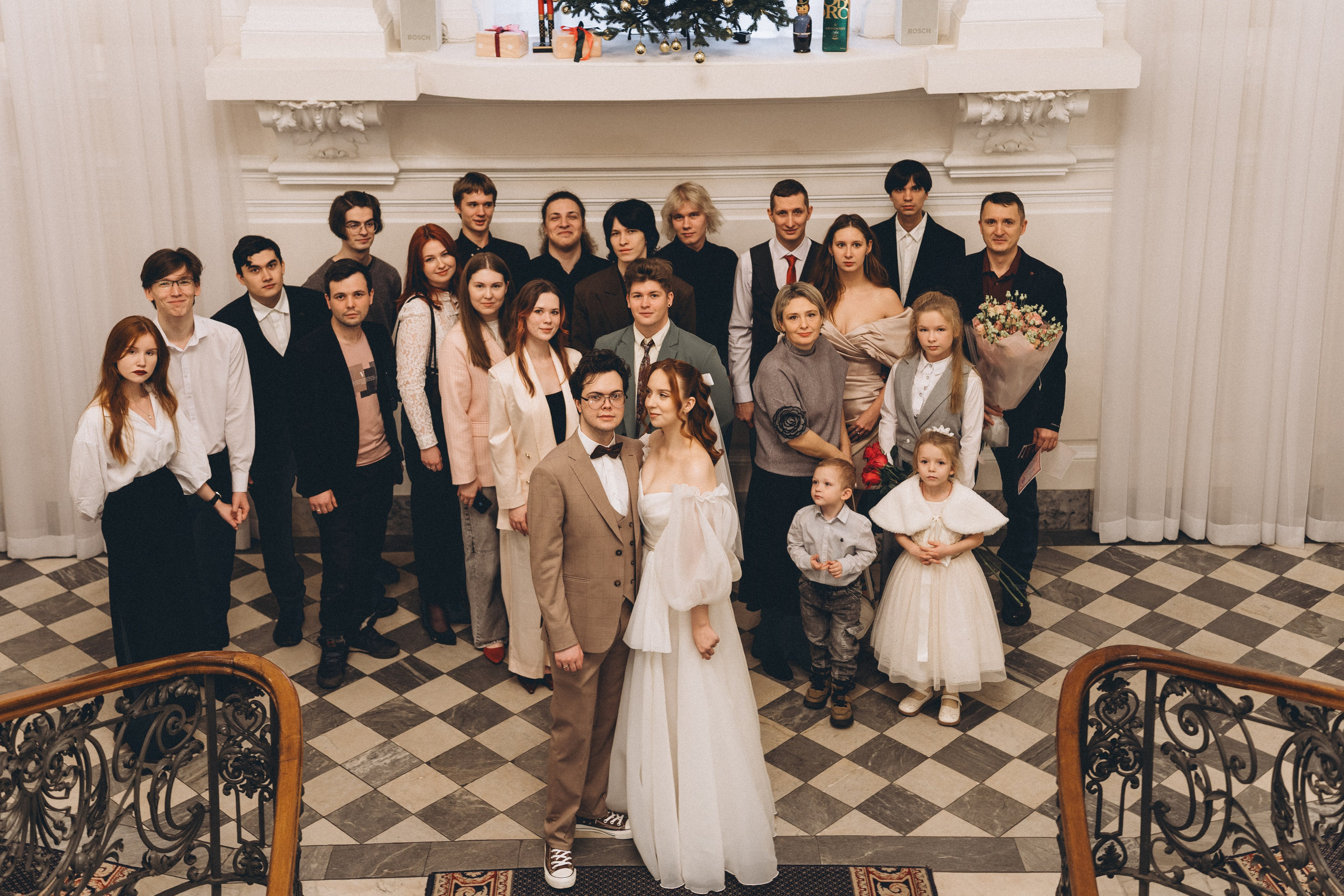 СВАДЕБНАЯ СЬЕМКА ВО ВТОРОМ ДВОРЦЕ С ГОСТЯМИ И ПРОГУЛКА В ТАВРИЧЕСКОМ САДУ. Профессиональный фотограф, Санкт-Петербург — Виктория Богомолова