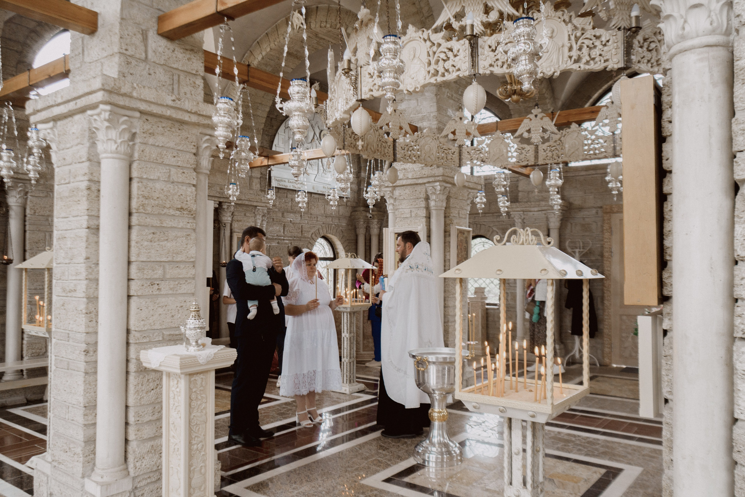 Крещение в храмовом комплексе ап.Петра и Павла. Семейный фотограф и видеограф Алёна Ким