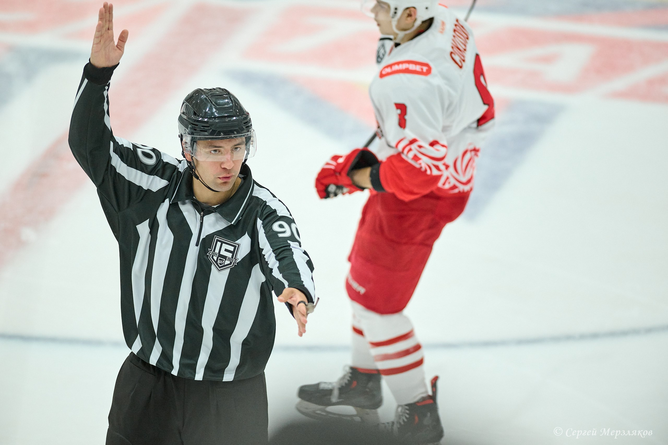 Хоккей. OLIMPBET Чемпионат России — ВХЛ Ижсталь — Ростов. 28.09.2024 Ижевск. Спортивный репортажный фотограф в Ижевске Сергей Мерзляков