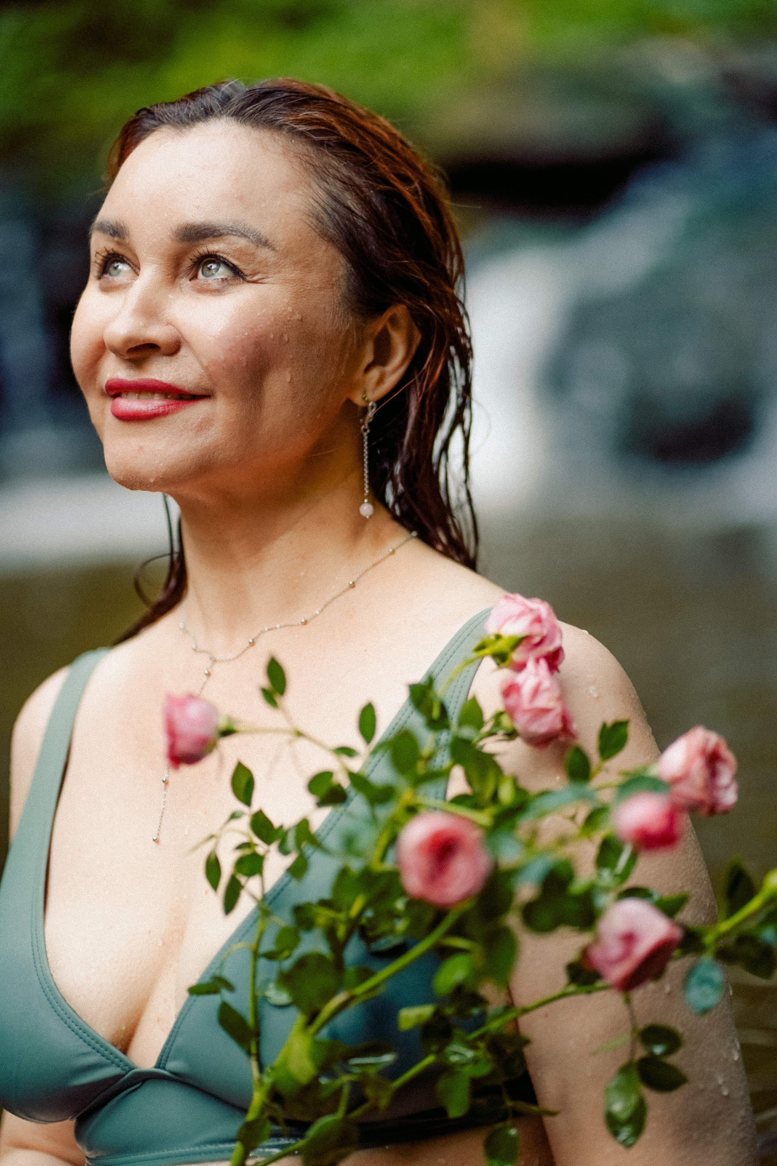 На водопаде